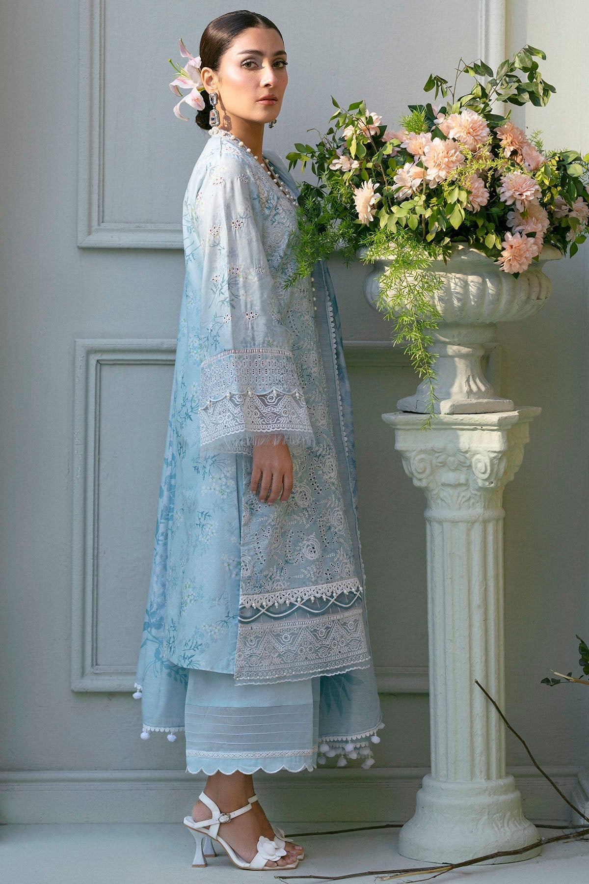 Motifz | Premium Lawn 25 | 5425-LAVENDER by Motifz - Designer Dress - Type: Ladies Clothes - Available at Libayah - 100% Original
