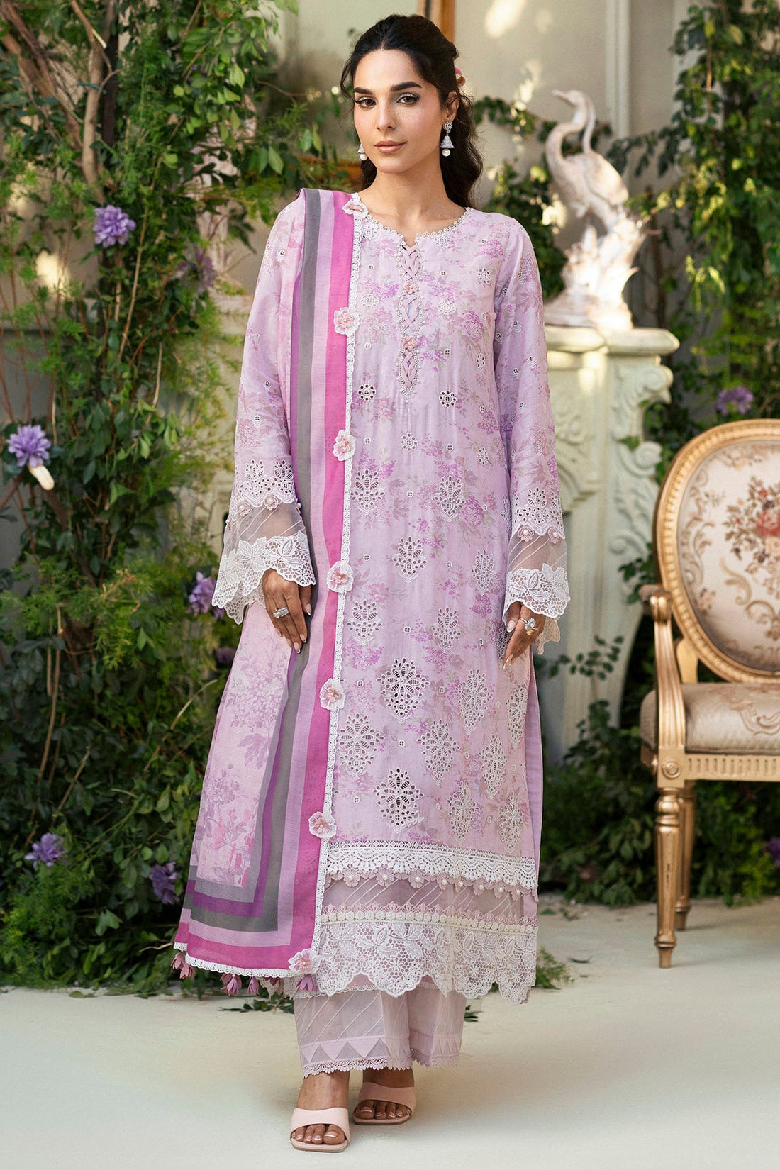 Motifz | Premium Lawn 25 | 5428-ASTER by Motifz - Designer Dress - Type: Ladies Clothes - Available at Libayah - 100% Original