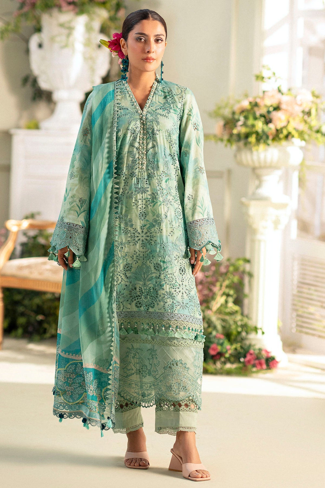 Motifz | Premium Lawn 25 | 5430-IRIS by Motifz - Designer Dress - Type: Ladies Clothes - Available at Libayah - 100% Original