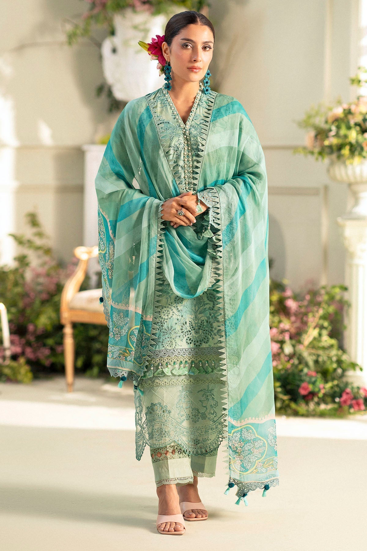 Motifz | Premium Lawn 25 | 5430-IRIS by Motifz - Designer Dress - Type: Ladies Clothes - Available at Libayah - 100% Original