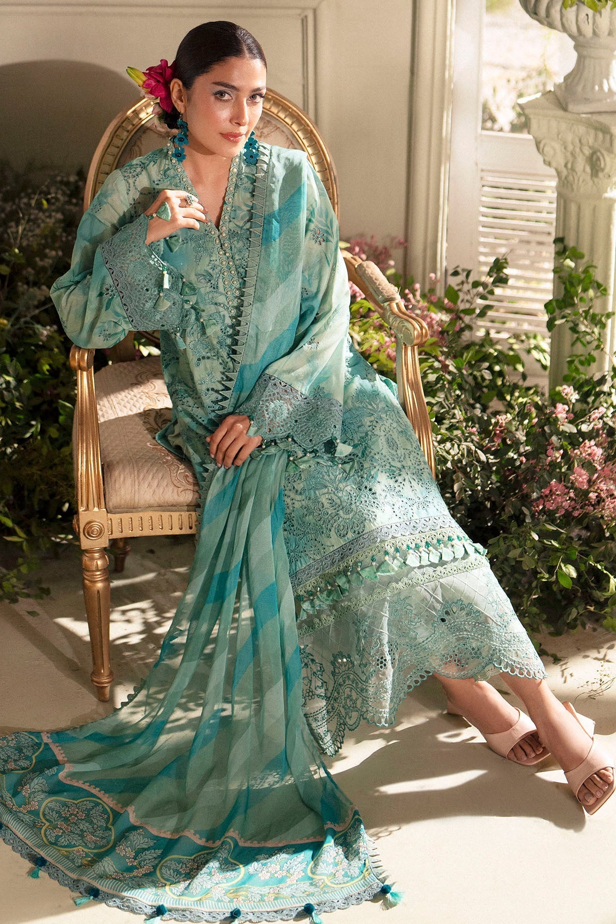 Motifz | Premium Lawn 25 | 5430-IRIS by Motifz - Designer Dress - Type: Ladies Clothes - Available at Libayah - 100% Original