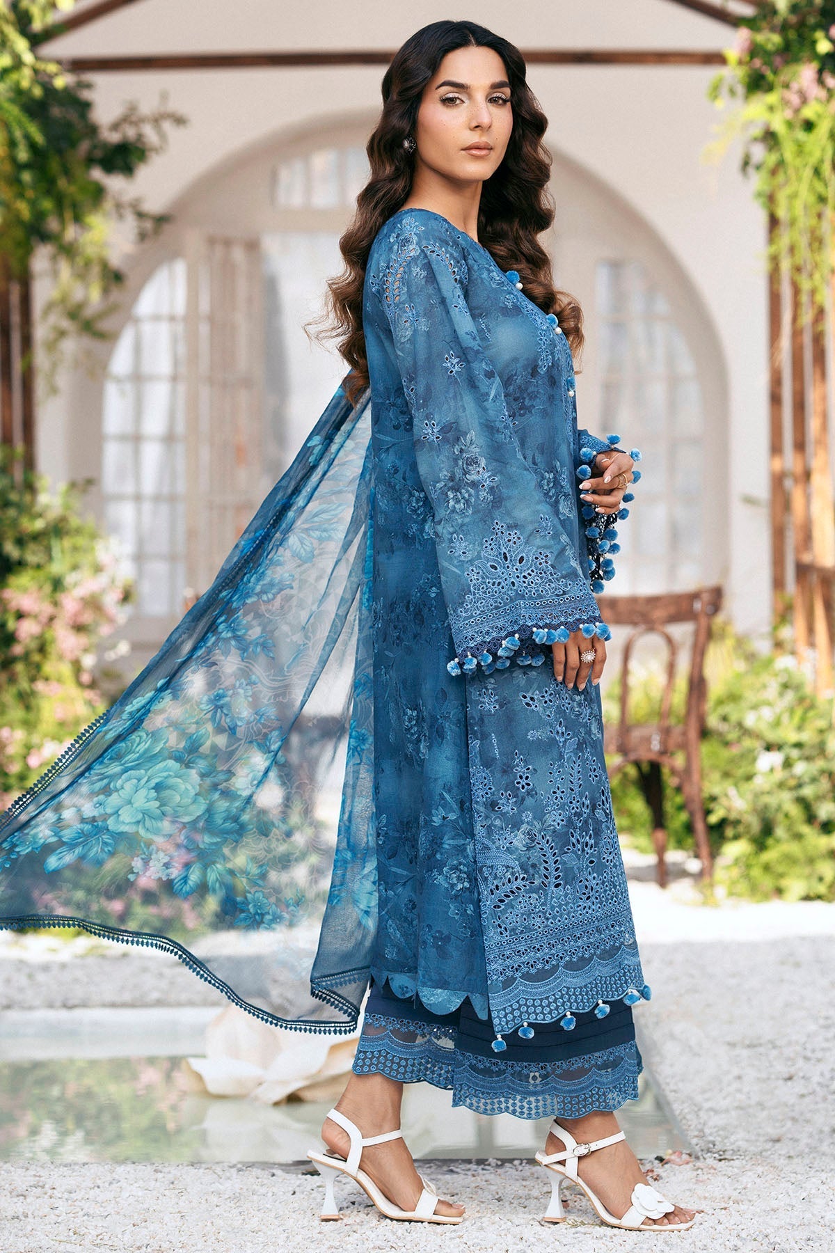 Motifz | Premium Lawn 25 | 5434-LILLY by Motifz - Designer Dress - Type: Ladies Clothes - Available at Libayah - 100% Original