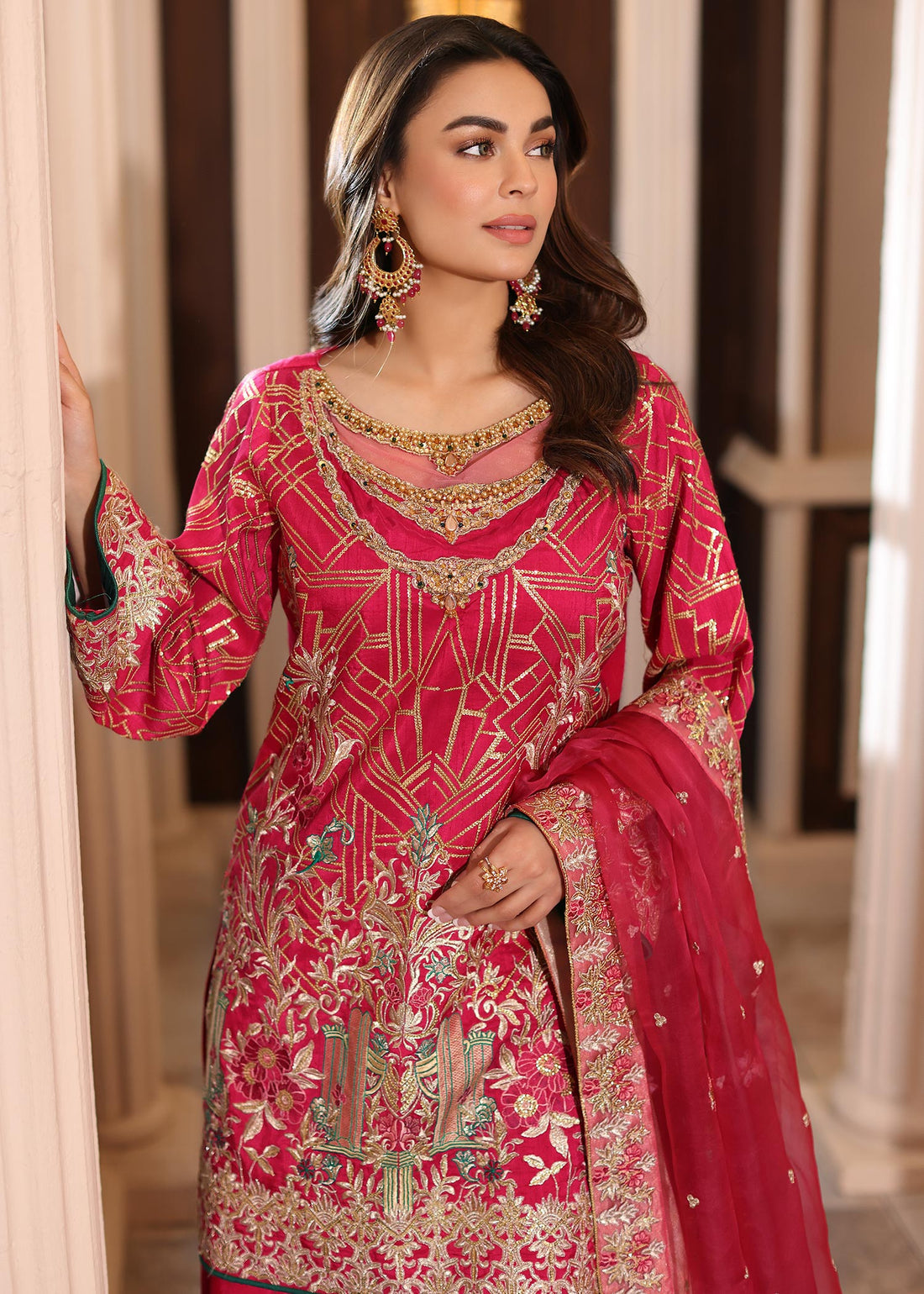 Waqas Shah | Meh-E-Nur | TOPAZ by Waqas Shah - Designer Dress - Type: Ladies Clothes - Available at Libayah - 100% Original