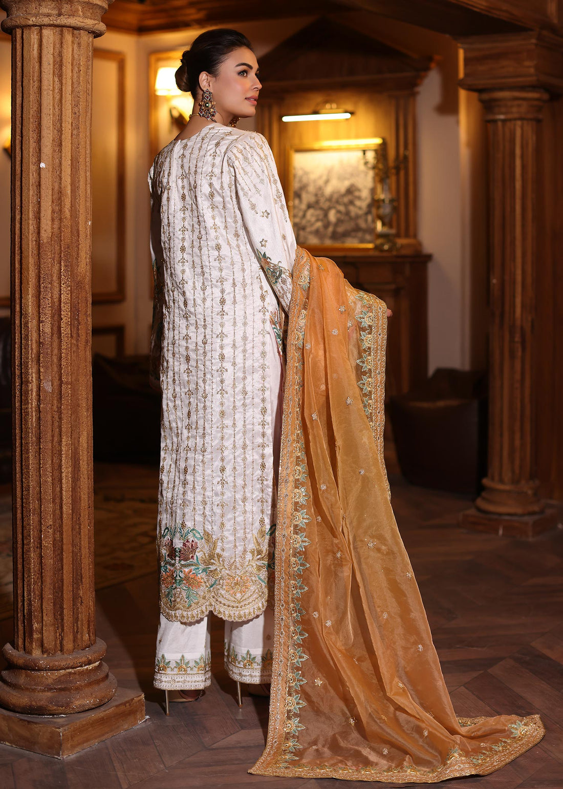 Waqas Shah | Meh-E-Nur | AMELIA by Waqas Shah - Designer Dress - Type: Ladies Clothes - Available at Libayah - 100% Original
