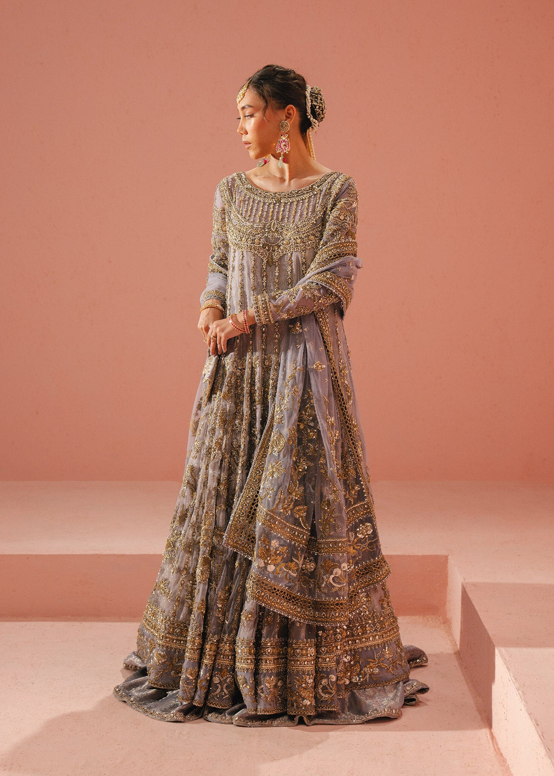 Mahgul | Kohinoor Bagh | Gaiti Ara by Mahgul - Designer Dress - Type: Ladies Clothes - Available at Libayah - 100% Original