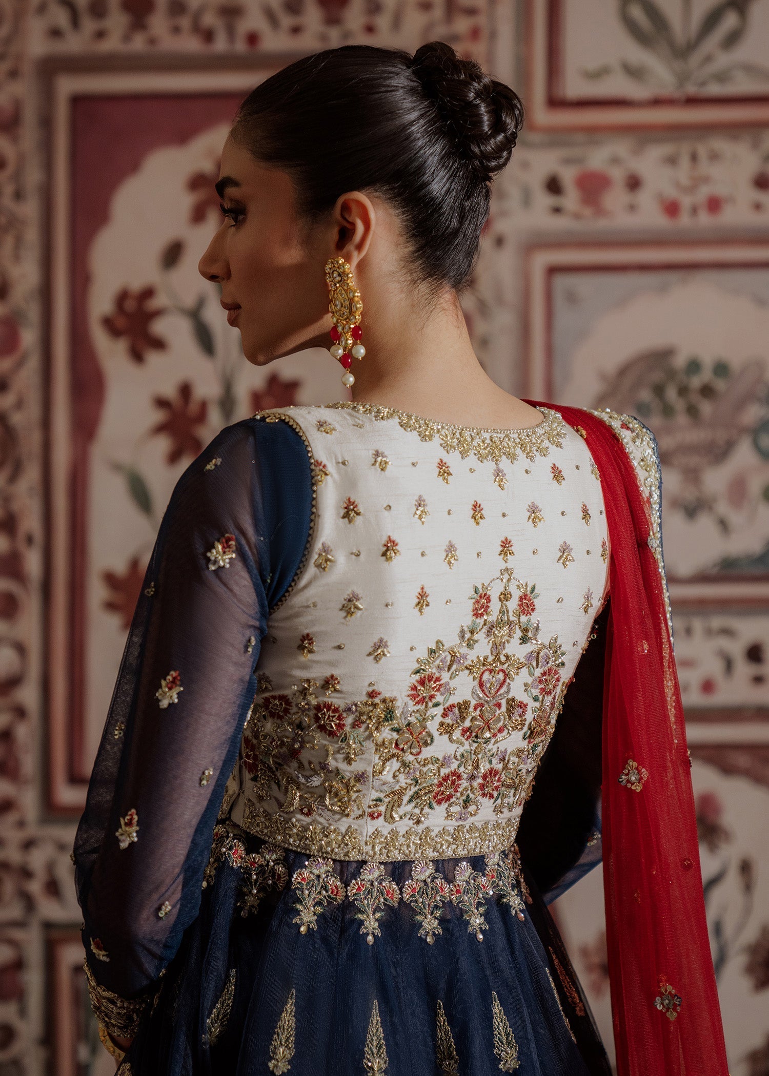 Mahgul | Portraits of Anaya | Mughal Eve by Mahgul - Designer Dress - Type: Ladies Clothes - Available at Libayah - 100% Original