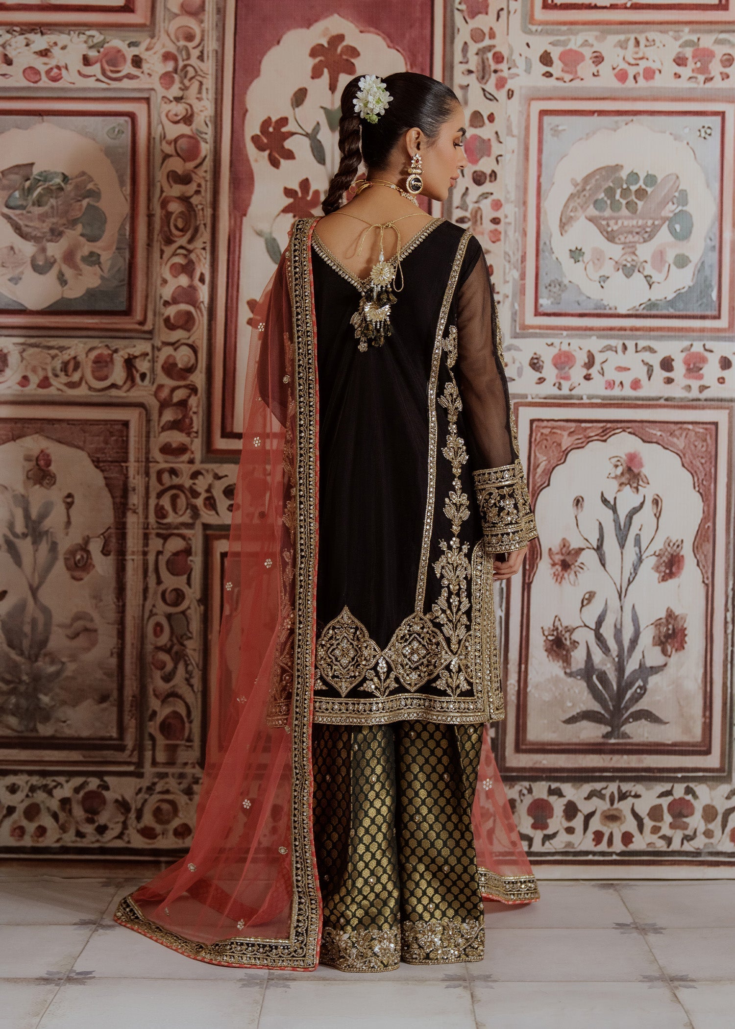 Mahgul | Portraits of Anaya | Coral Onyx by Mahgul - Designer Dress - Type: Ladies Clothes - Available at Libayah - 100% Original