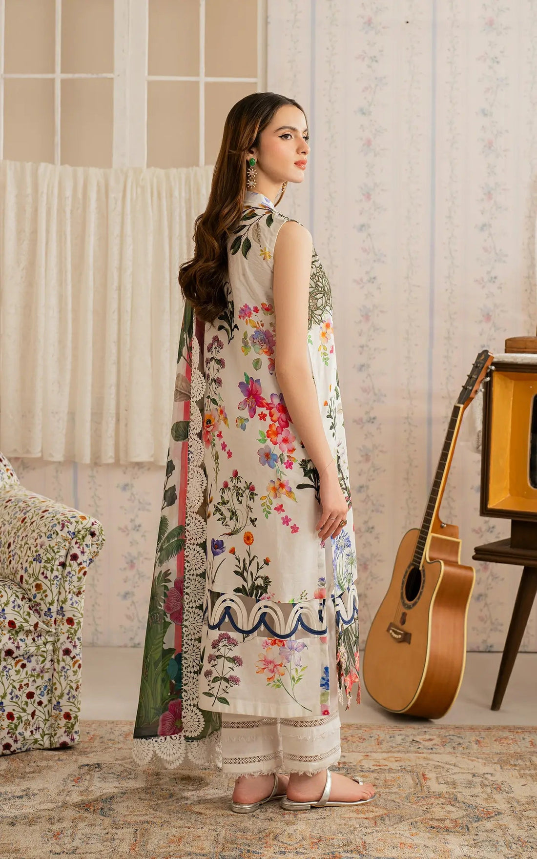 Asifa and Nabeel | Meraki Vintage 25 | Mahgul (MVL25-16) by Asifa and Nabeel - Designer Dress - Type: Ladies Clothes - Available at Libayah - 100% Original