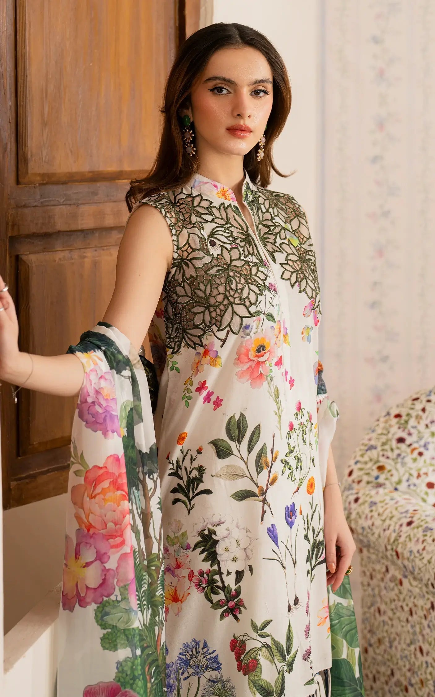 Asifa and Nabeel | Meraki Vintage 25 | Mahgul (MVL25-16) by Asifa and Nabeel - Designer Dress - Type: Ladies Clothes - Available at Libayah - 100% Original