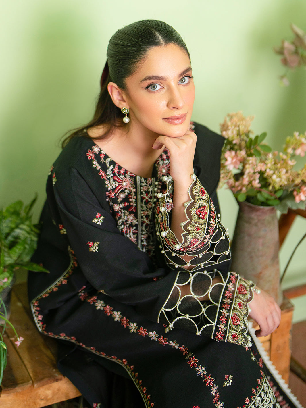 Mahnur | Leila Winter 24 |  Bianca by Mahnur - Designer Dress - Type: Ladies Clothes - Available at Libayah - 100% Original