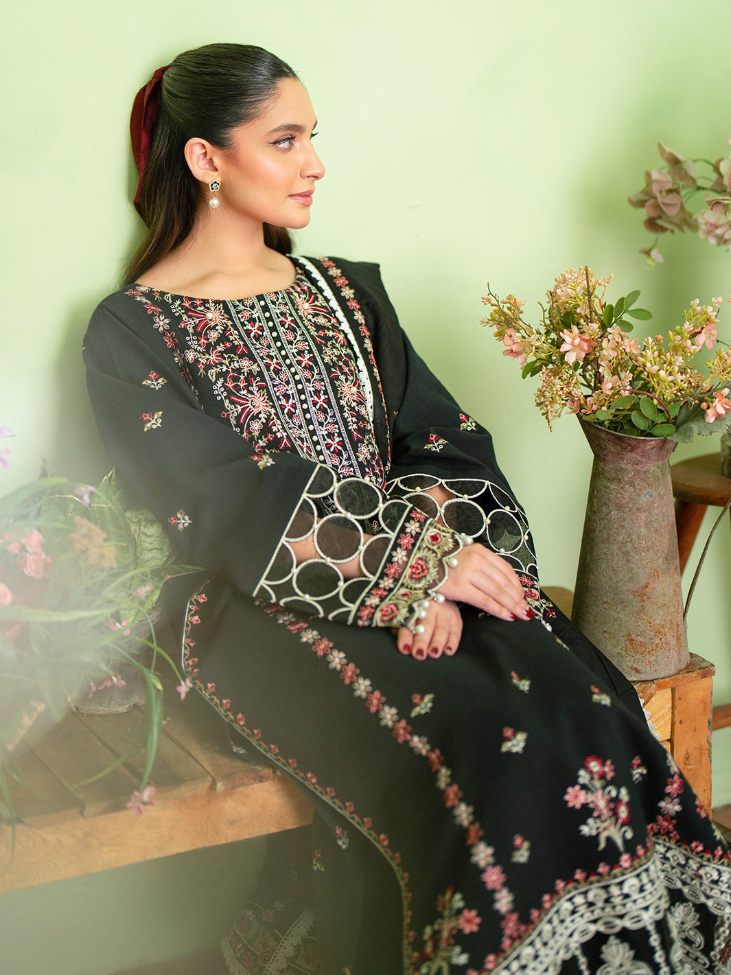 Mahnur | Leila Winter 24 |  Bianca by Mahnur - Designer Dress - Type: Ladies Clothes - Available at Libayah - 100% Original
