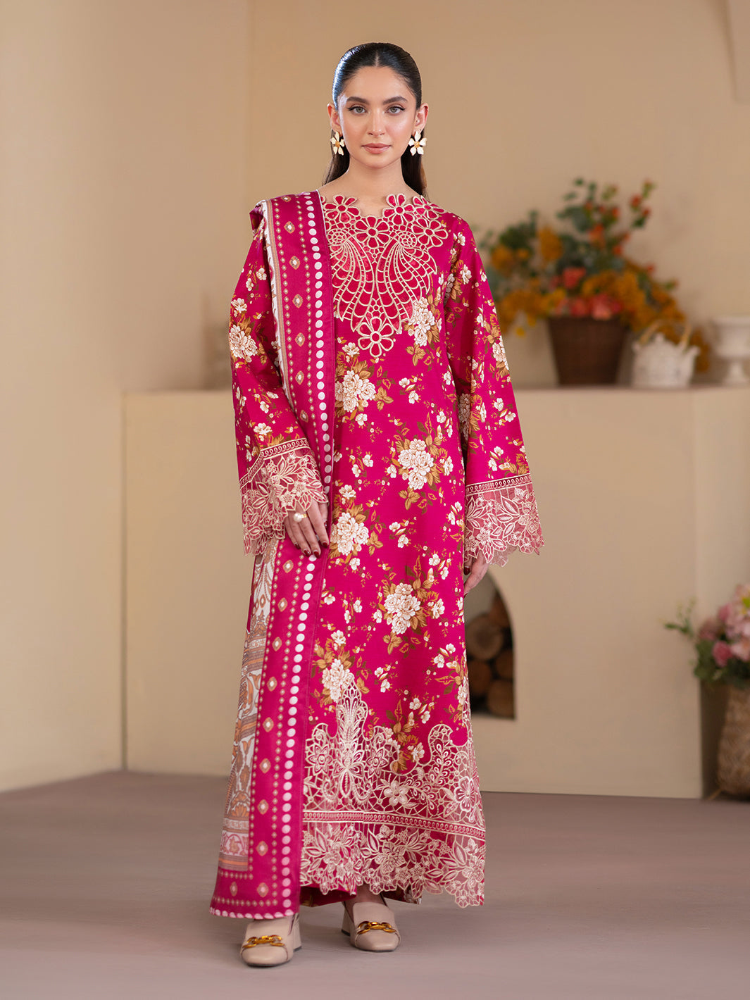Mahnur | Leila Winter 24 |  Camellia by Mahnur - Designer Dress - Type: Ladies Clothes - Available at Libayah - 100% Original