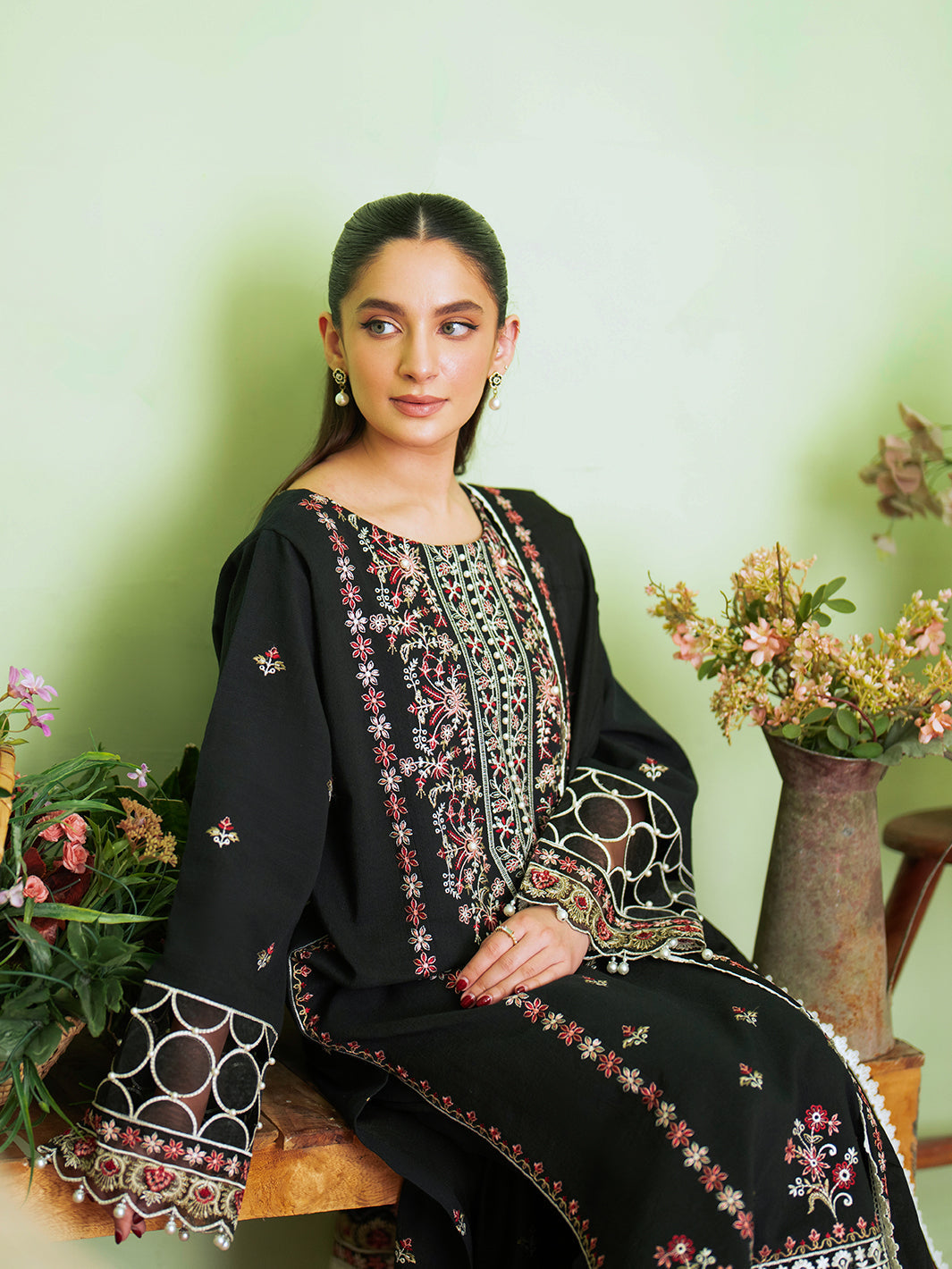 Mahnur | Leila Winter 24 |  Bianca by Mahnur - Designer Dress - Type: Ladies Clothes - Available at Libayah - 100% Original