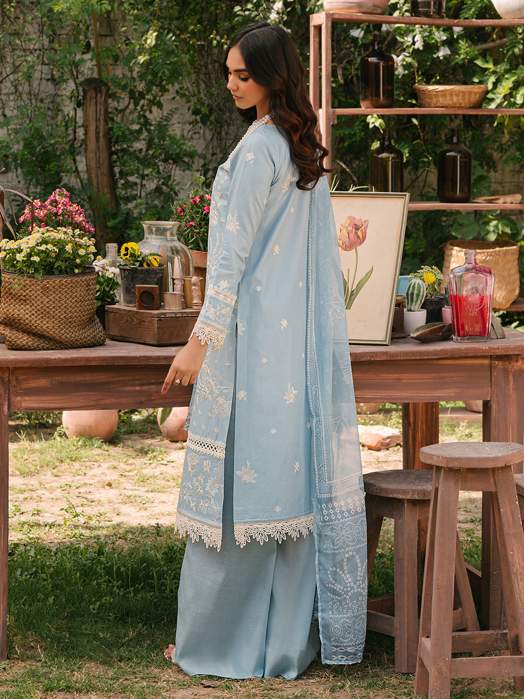 Mahnur | Masakali Luxury Lawn 24 | MK 02 - A by Mahnur - Designer Dress - Type: Ladies Clothes - Available at Libayah - 100% Original