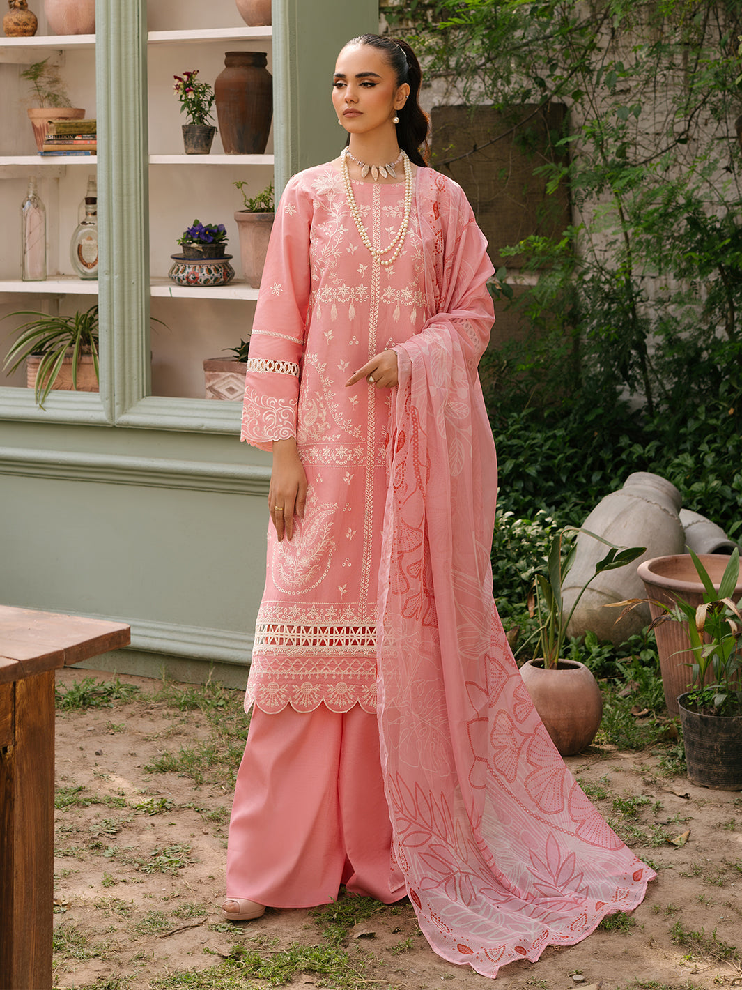 Mahnur | Masakali Luxury Lawn 24 | MK 03 - A by Mahnur - Designer Dress - Type: Ladies Clothes - Available at Libayah - 100% Original