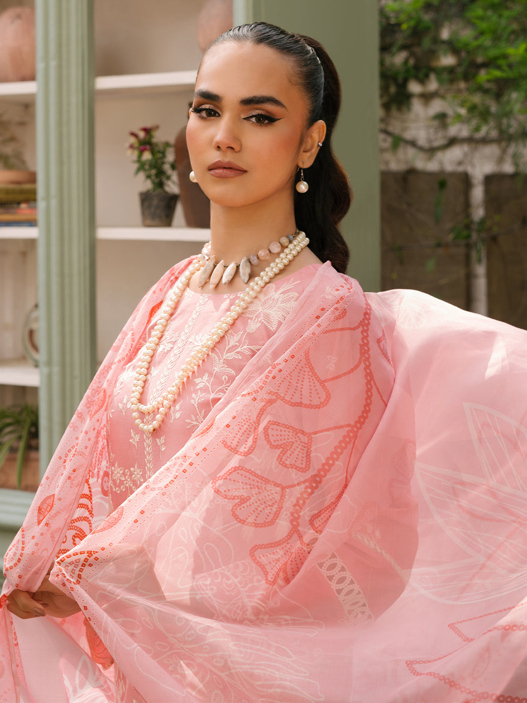 Mahnur | Masakali Luxury Lawn 24 | MK 03 - A by Mahnur - Designer Dress - Type: Ladies Clothes - Available at Libayah - 100% Original