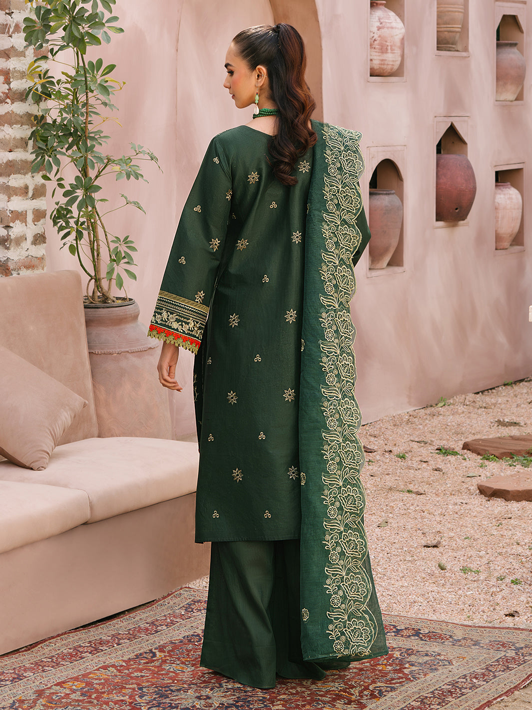 Mahnur | Masakali Luxury Lawn 24 | MK 04 - B by Mahnur - Designer Dress - Type: Ladies Clothes - Available at Libayah - 100% Original