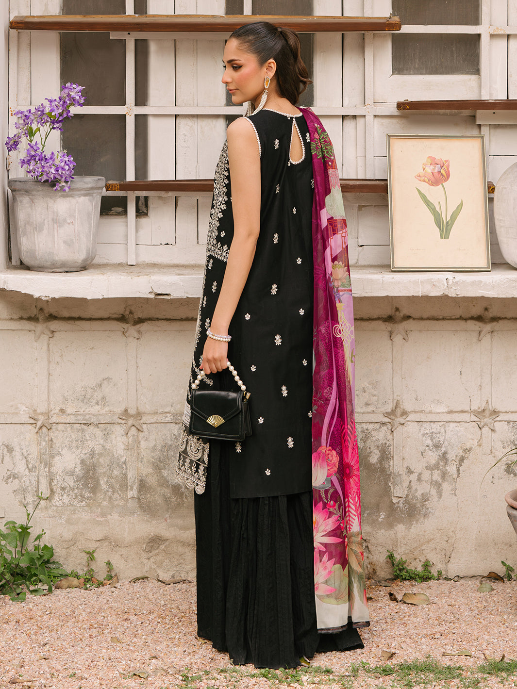 Mahnur | Masakali Luxury Lawn 24 | MK 05 - A by Mahnur - Designer Dress - Type: Ladies Clothes - Available at Libayah - 100% Original