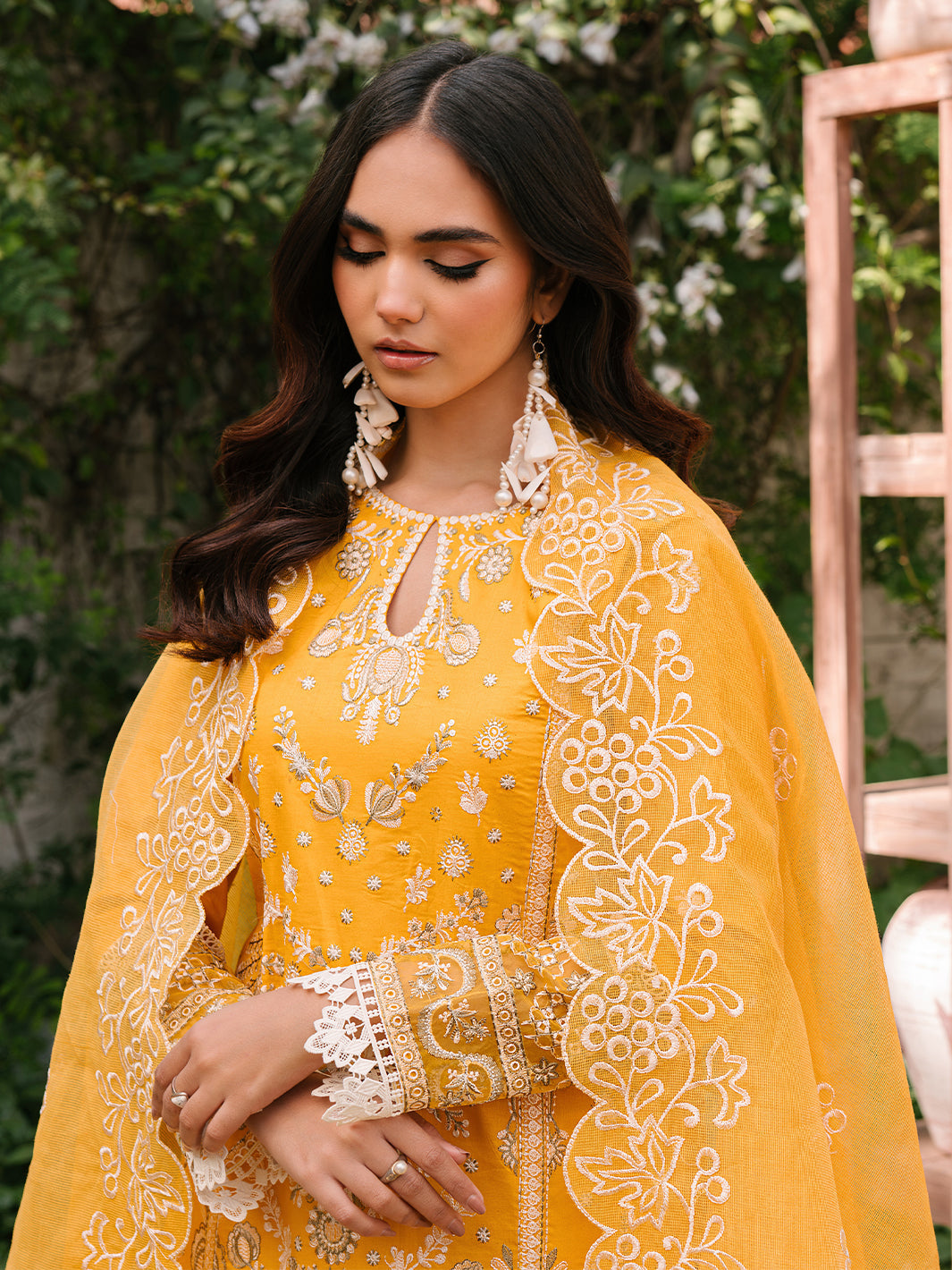 Mahnur | Masakali Luxury Lawn 24 | MK 06 - A by Mahnur - Designer Dress - Type: Ladies Clothes - Available at Libayah - 100% Original