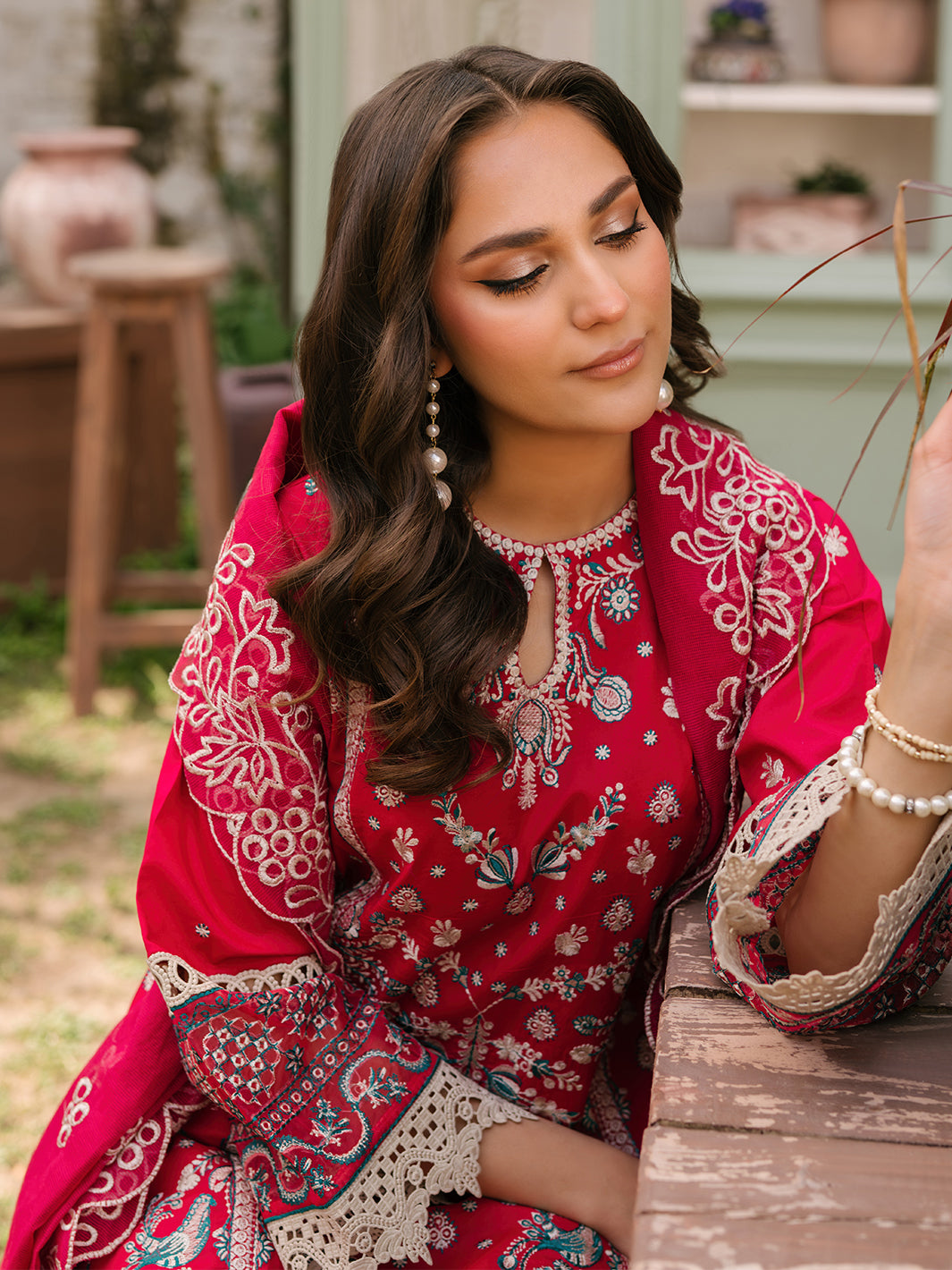 Mahnur | Masakali Luxury Lawn 24 | MK 06 - B by Mahnur - Designer Dress - Type: Ladies Clothes - Available at Libayah - 100% Original