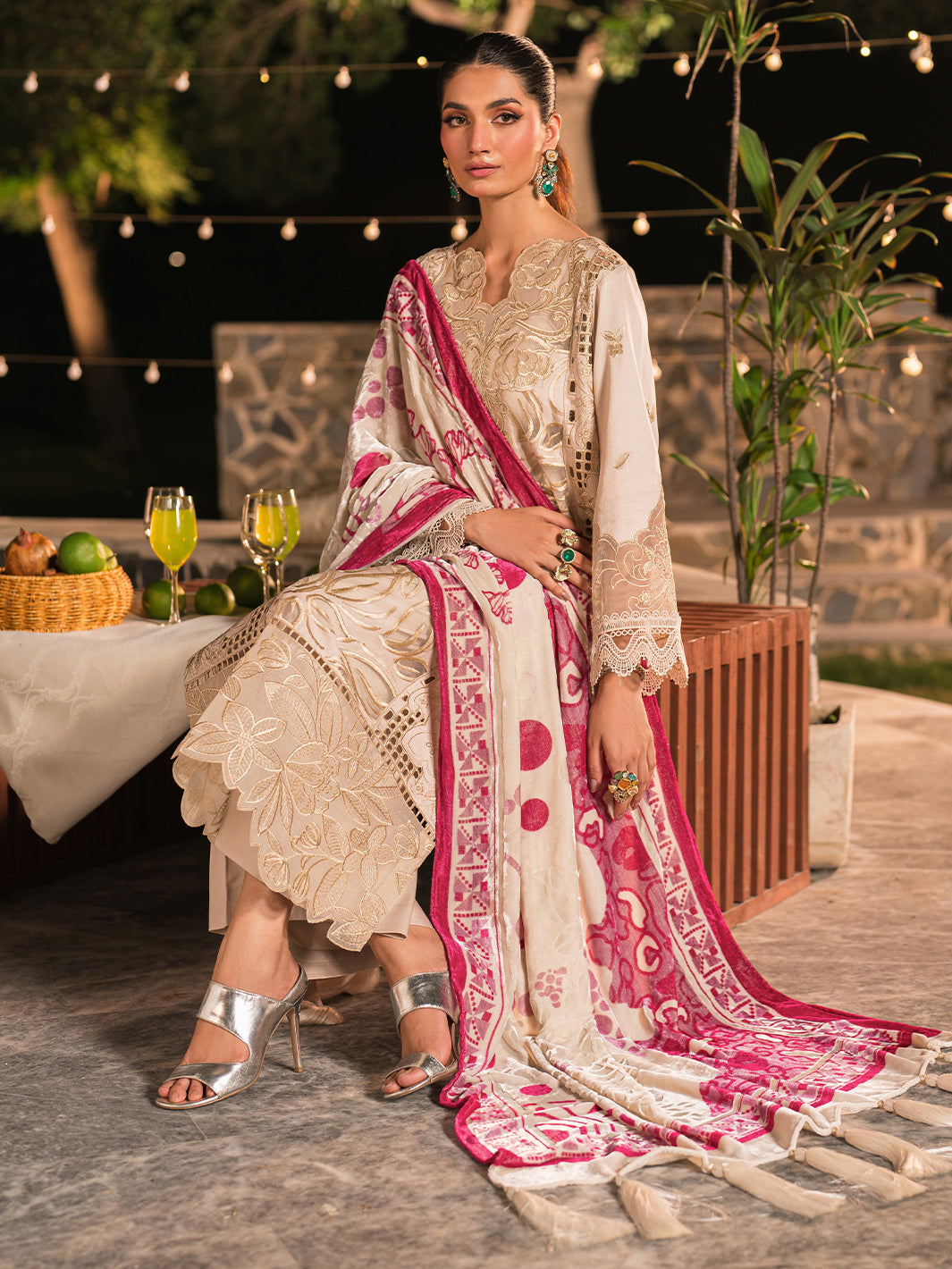 Mahnur | Nazakat Luxury Winter |  VELIS by Mahnur - Designer Dress - Type: Ladies Clothes - Available at Libayah - 100% Original