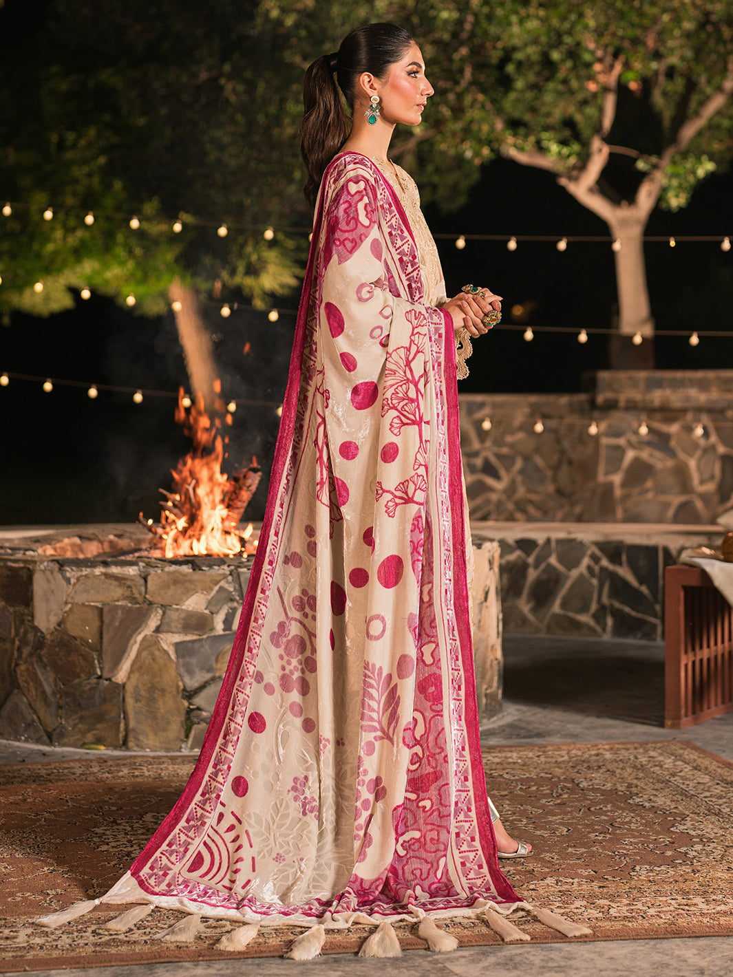 Mahnur | Nazakat Luxury Winter |  VELIS by Mahnur - Designer Dress - Type: Ladies Clothes - Available at Libayah - 100% Original