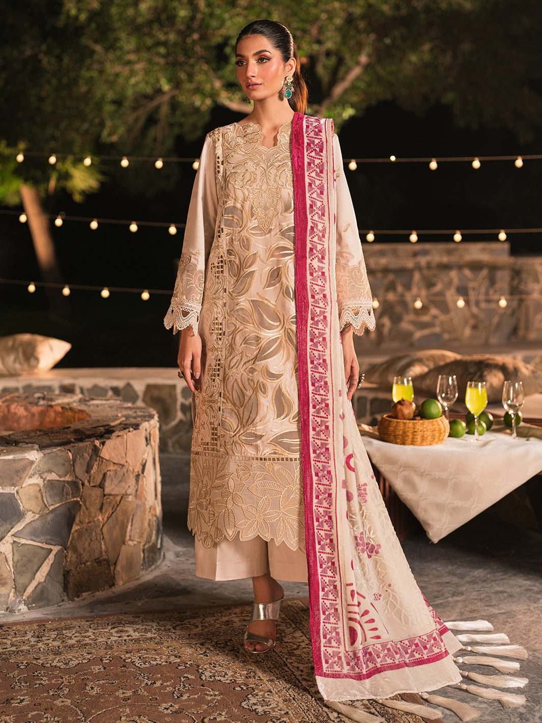 Mahnur | Nazakat Luxury Winter |  VELIS by Mahnur - Designer Dress - Type: Ladies Clothes - Available at Libayah - 100% Original
