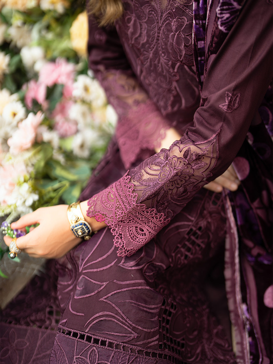 Mahnur | Nazakat Luxury Winter |  ZARAE by Mahnur - Designer Dress - Type: Ladies Clothes - Available at Libayah - 100% Original