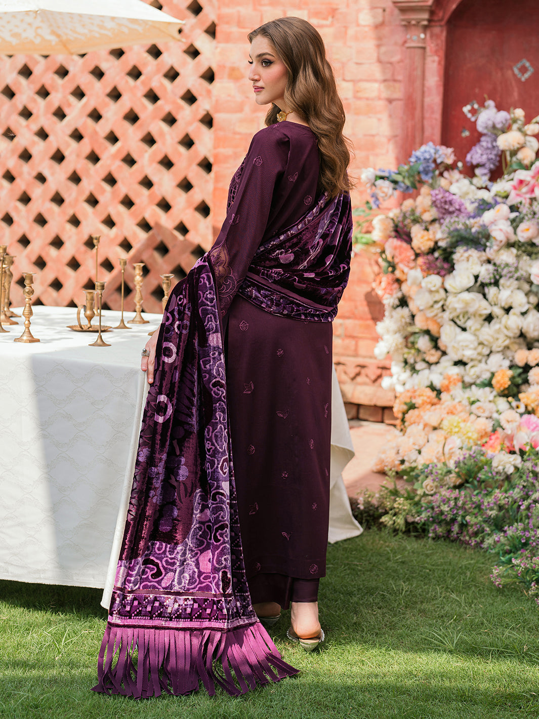 Mahnur | Nazakat Luxury Winter |  ZARAE by Mahnur - Designer Dress - Type: Ladies Clothes - Available at Libayah - 100% Original