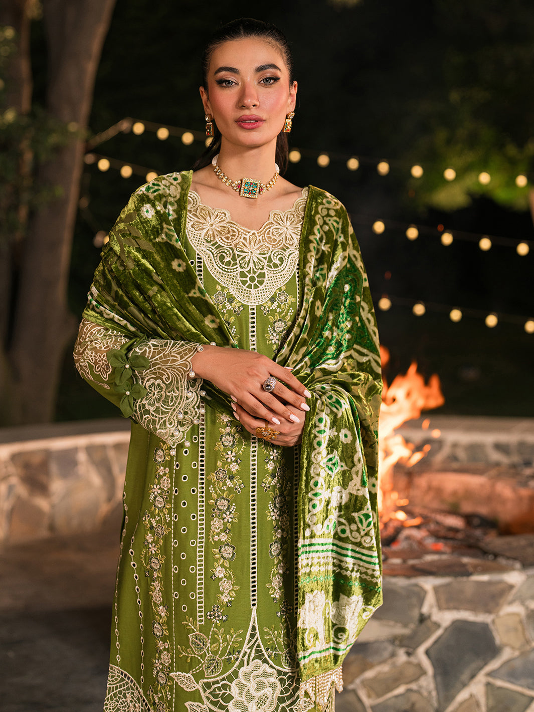 Mahnur | Nazakat Luxury Winter |  ARYA by Mahnur - Designer Dress - Type: Ladies Clothes - Available at Libayah - 100% Original