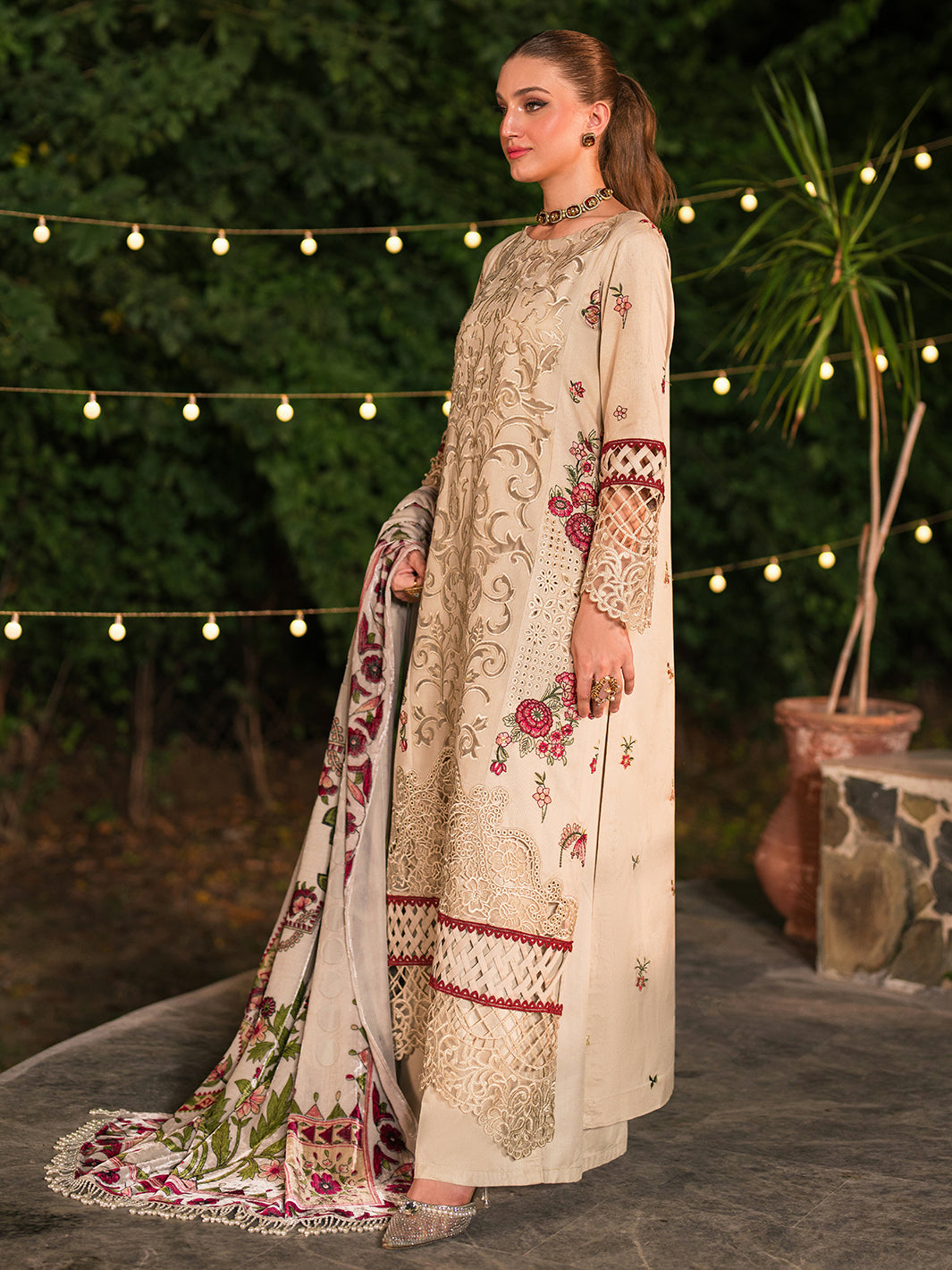 Mahnur | Nazakat Luxury Winter |  KIVA by Mahgul - Designer Dress - Type: Ladies Clothes - Available at Libayah - 100% Original