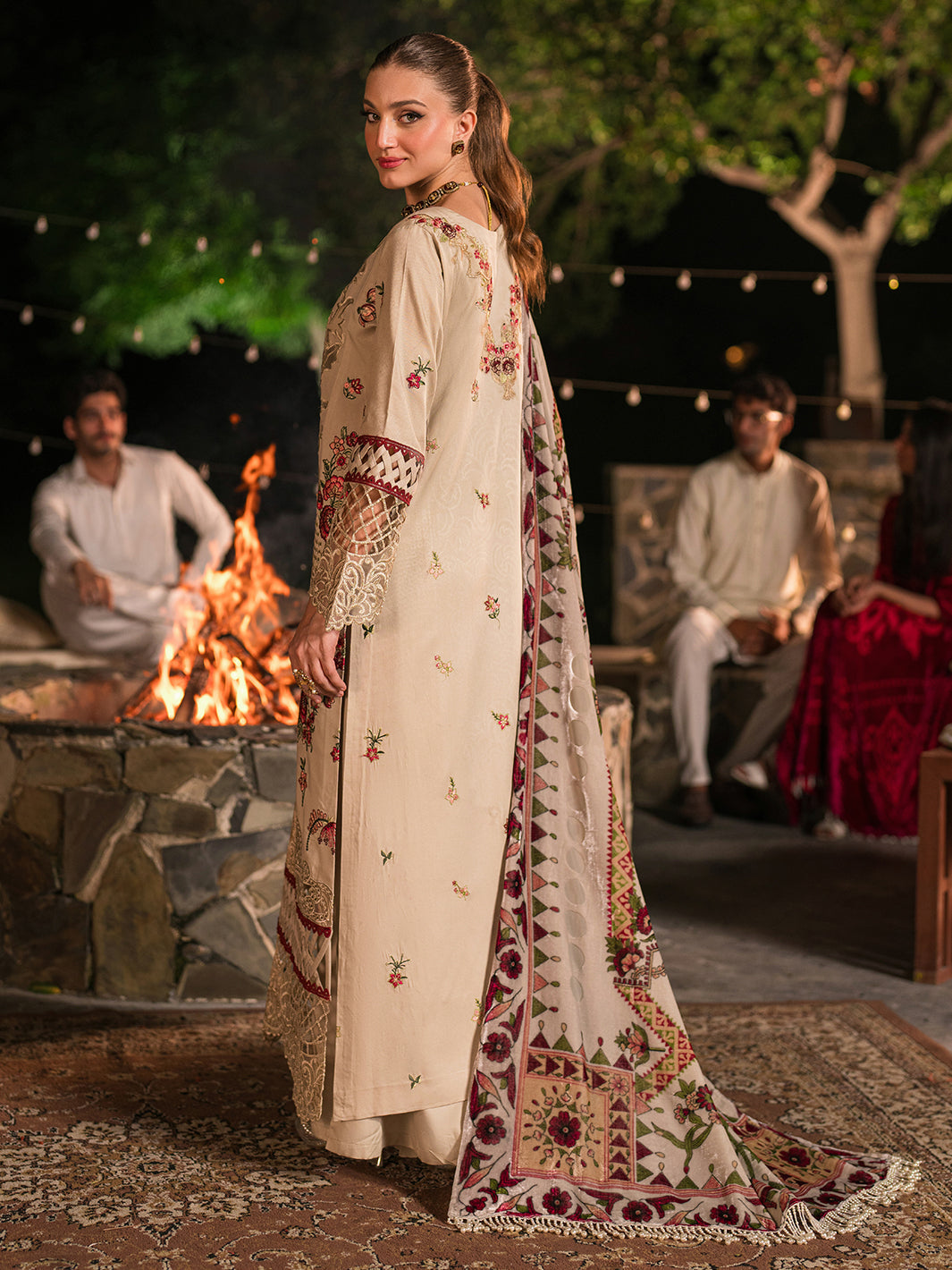 Mahnur | Nazakat Luxury Winter |  KIVA by Mahgul - Designer Dress - Type: Ladies Clothes - Available at Libayah - 100% Original