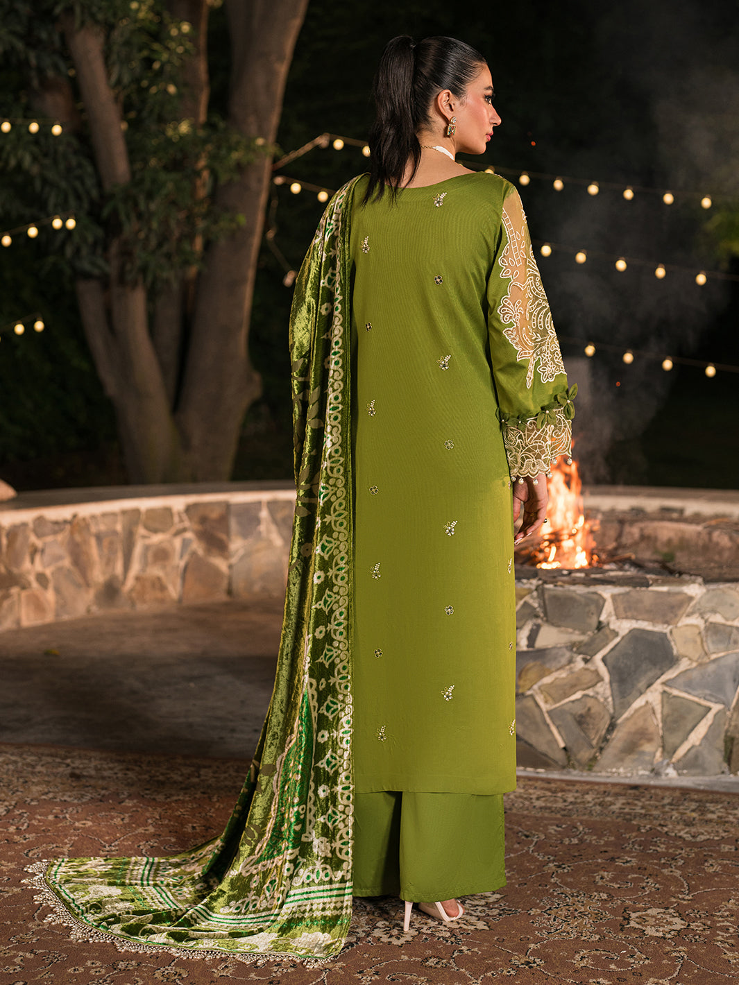 Mahnur | Nazakat Luxury Winter |  ARYA by Mahnur - Designer Dress - Type: Ladies Clothes - Available at Libayah - 100% Original