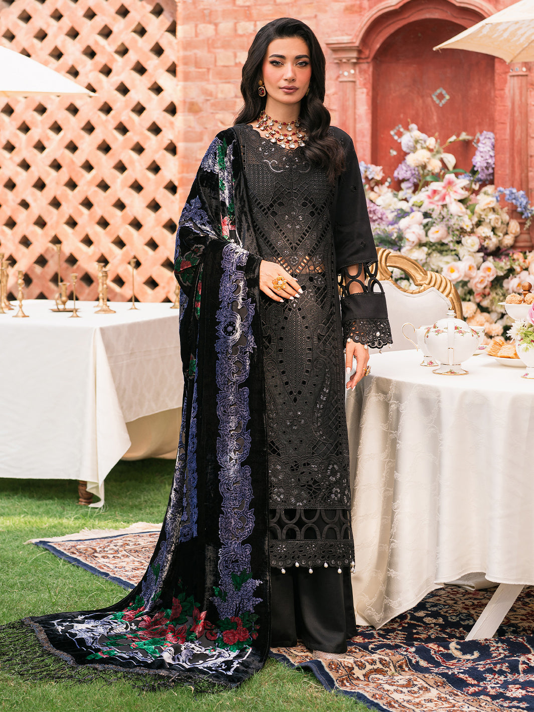 Mahnur | Nazakat Luxury Winter | LUMI by Mahnur - Designer Dress - Type: Ladies Clothes - Available at Libayah - 100% Original