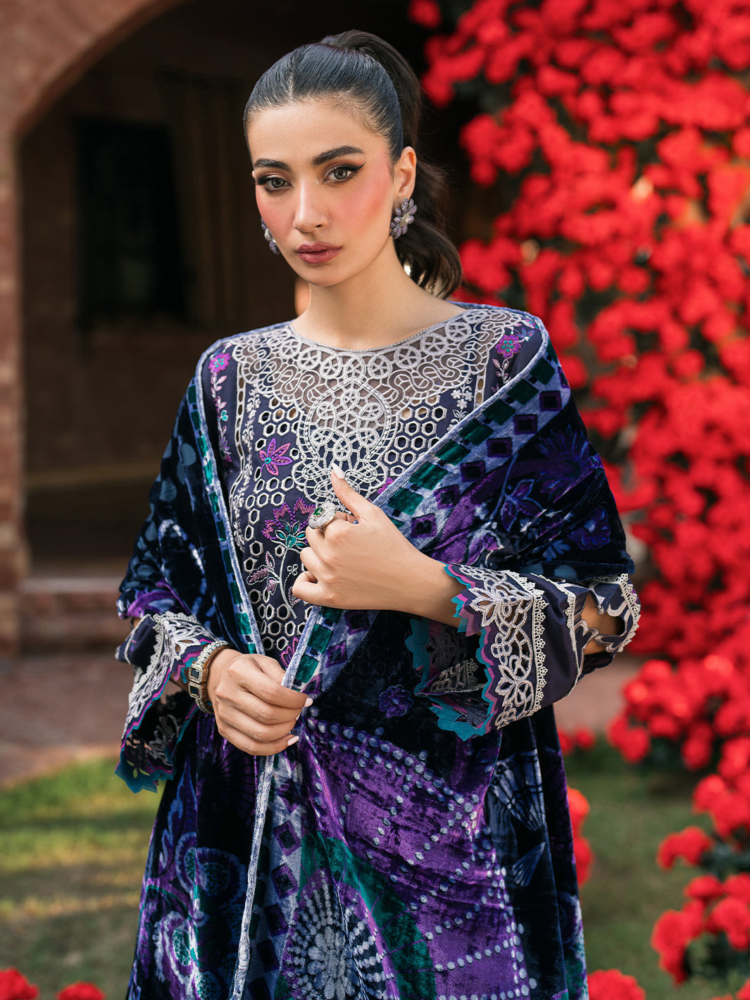 Mahnur | Nazakat Luxury Winter | MIRA by Mahnur - Designer Dress - Type: Ladies Clothes - Available at Libayah - 100% Original