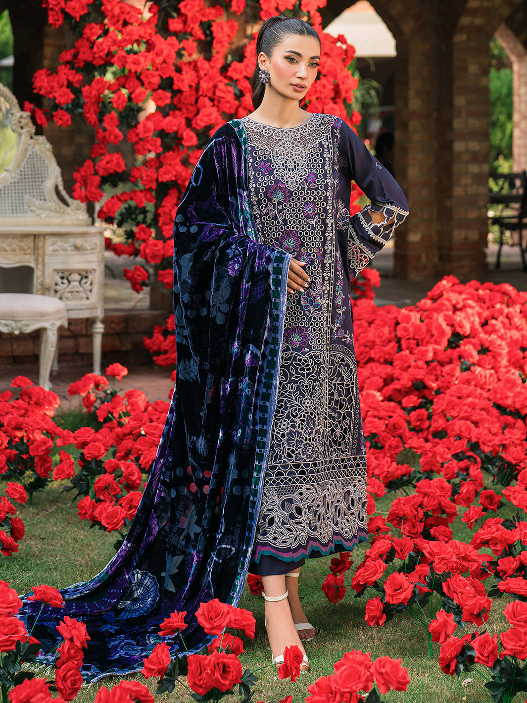 Mahnur | Nazakat Luxury Winter | MIRA by Mahnur - Designer Dress - Type: Ladies Clothes - Available at Libayah - 100% Original