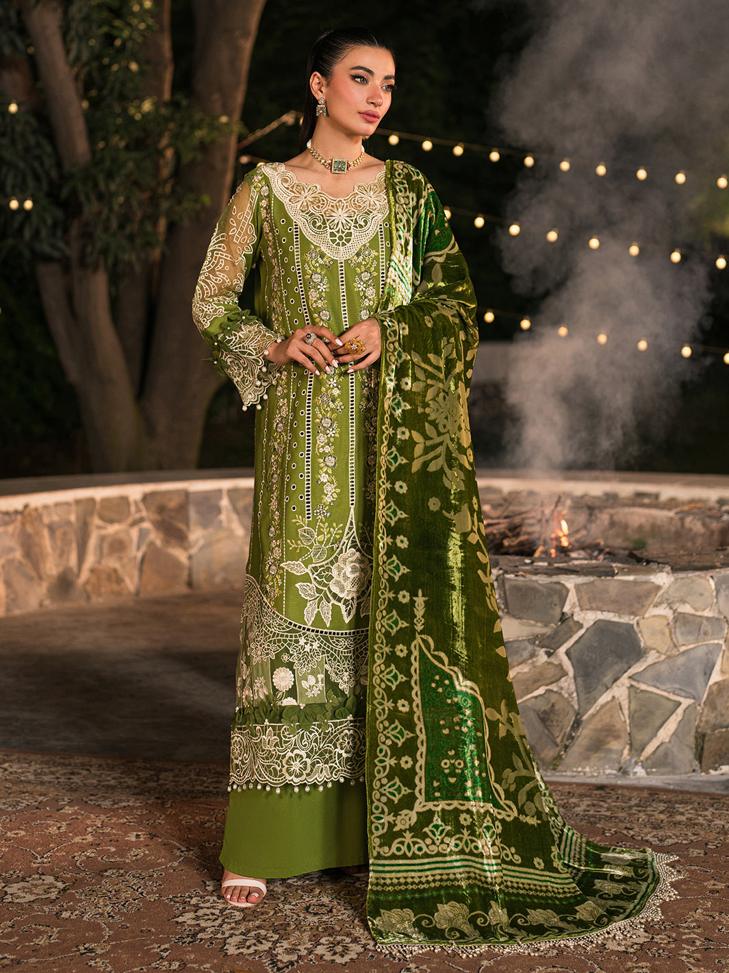 Mahnur | Nazakat Luxury Winter |  ARYA by Mahnur - Designer Dress - Type: Ladies Clothes - Available at Libayah - 100% Original