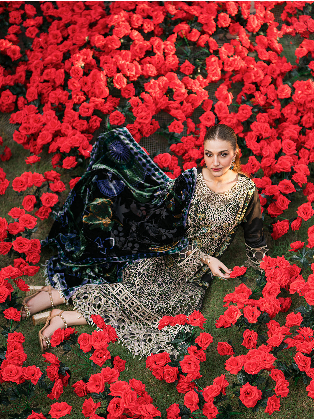 Mahnur | Nazakat Luxury Winter |  NYRA by Mahnur - Designer Dress - Type: Ladies Clothes - Available at Libayah - 100% Original