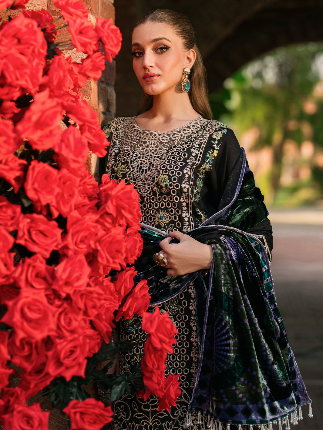 Mahnur | Nazakat Luxury Winter |  NYRA by Mahnur - Designer Dress - Type: Ladies Clothes - Available at Libayah - 100% Original
