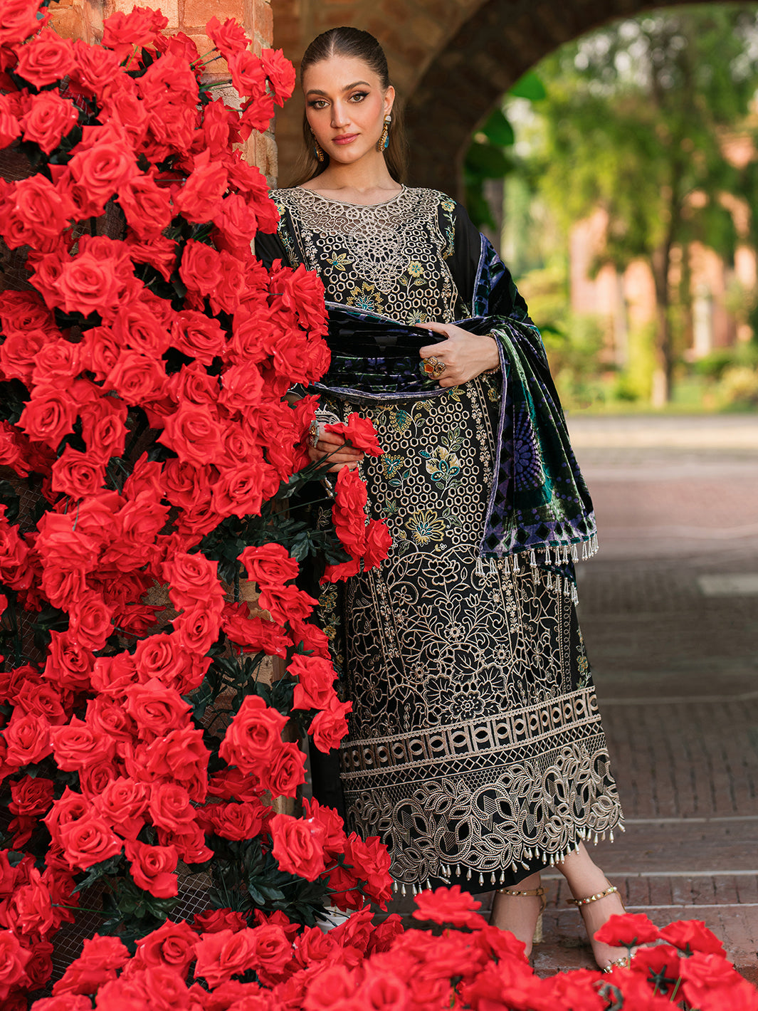 Mahnur | Nazakat Luxury Winter |  NYRA by Mahnur - Designer Dress - Type: Ladies Clothes - Available at Libayah - 100% Original