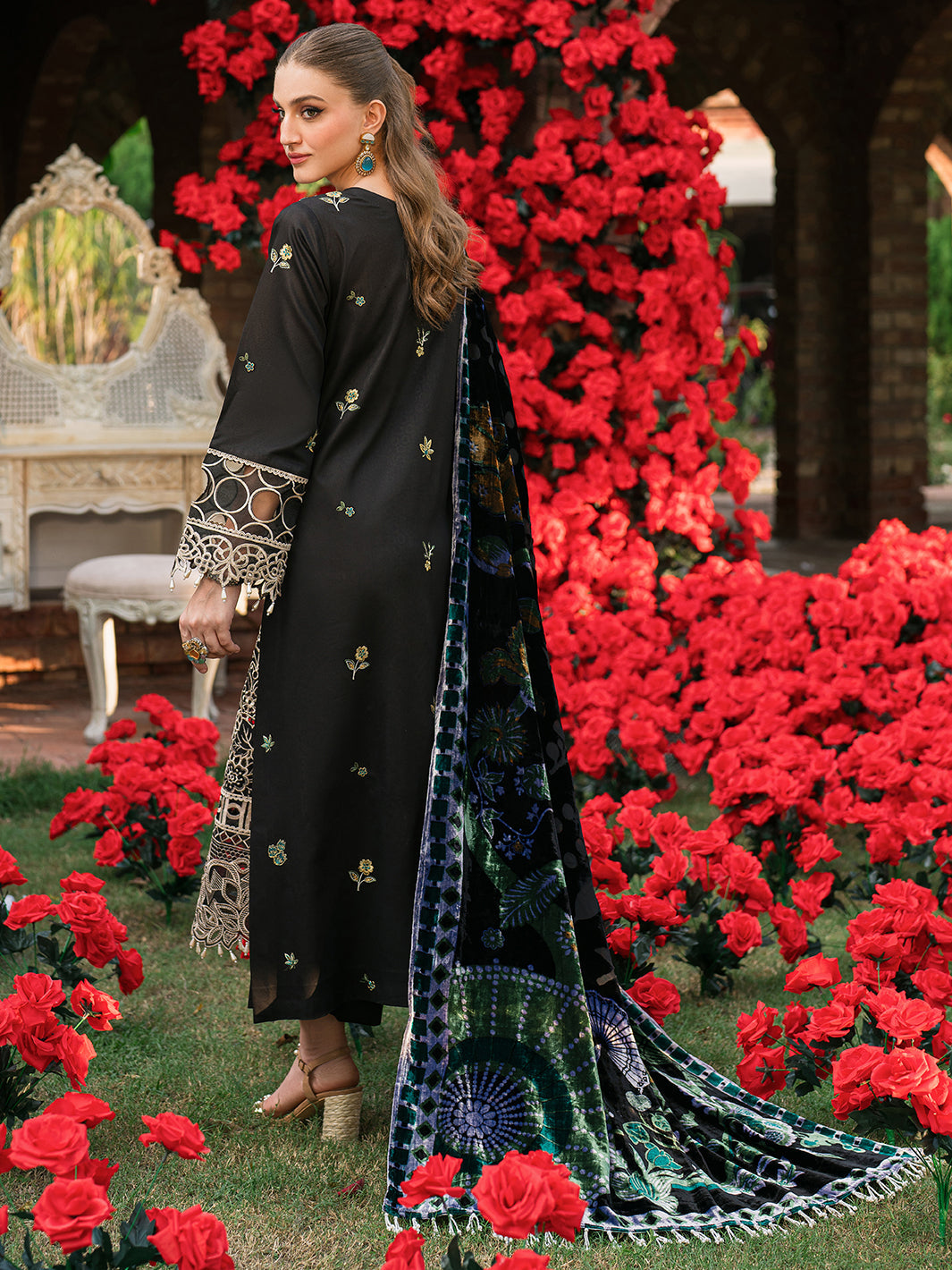 Mahnur | Nazakat Luxury Winter |  NYRA by Mahnur - Designer Dress - Type: Ladies Clothes - Available at Libayah - 100% Original