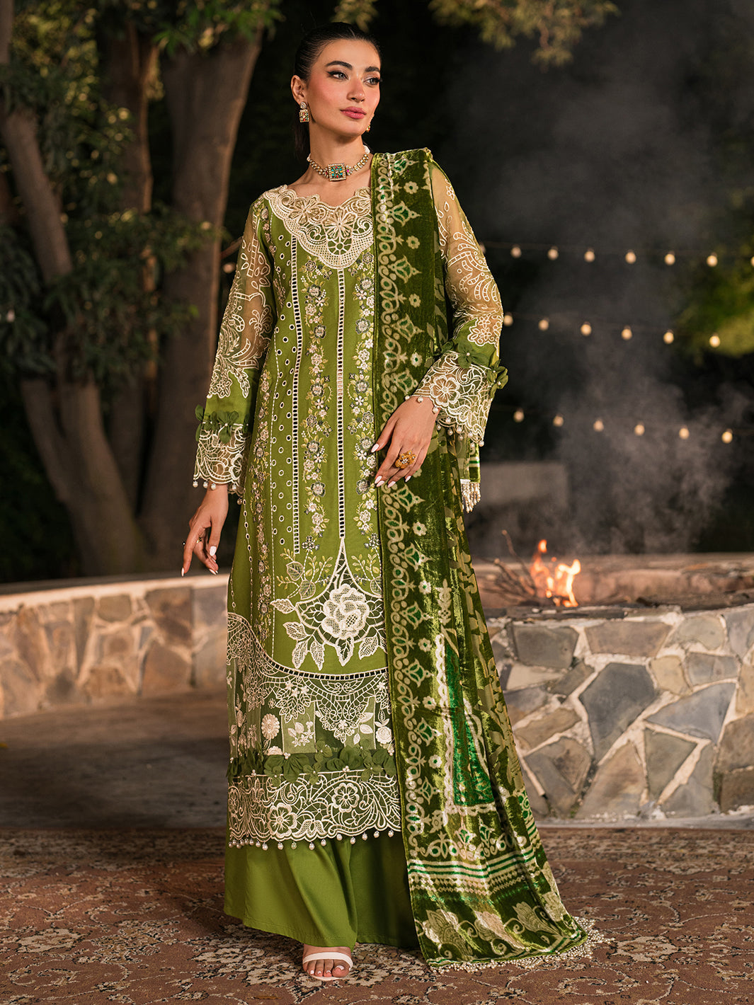 Mahnur | Nazakat Luxury Winter |  ARYA by Mahnur - Designer Dress - Type: Ladies Clothes - Available at Libayah - 100% Original