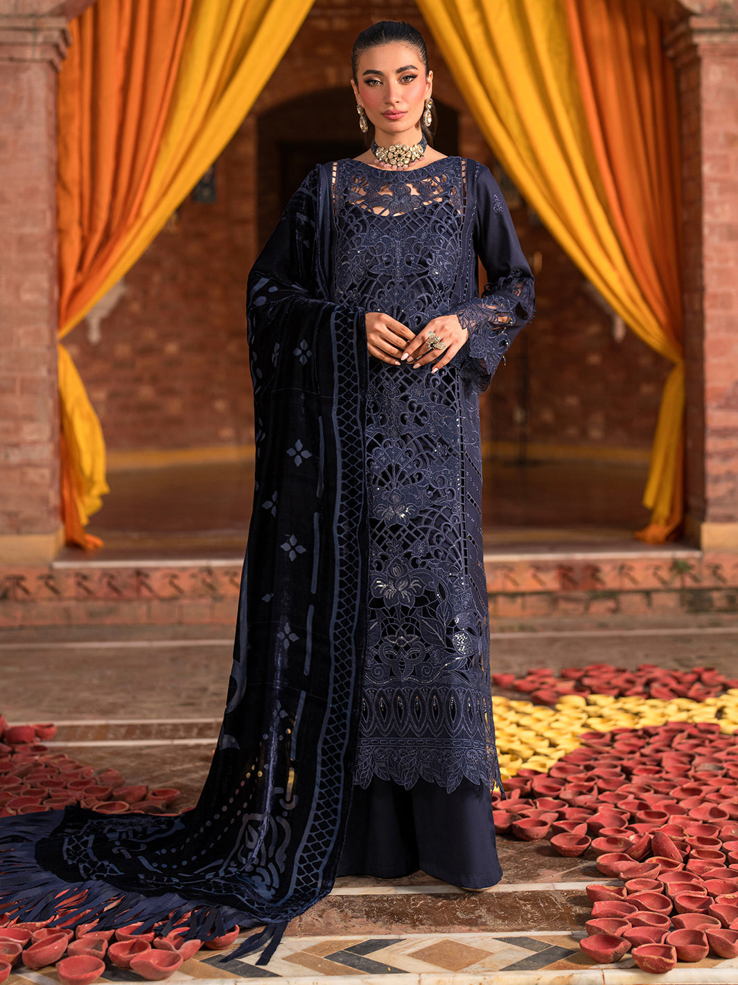 Mahnur | Nazakat Luxury Winter |  SIRA by Mahnur - Designer Dress - Type: Ladies Clothes - Available at Libayah - 100% Original