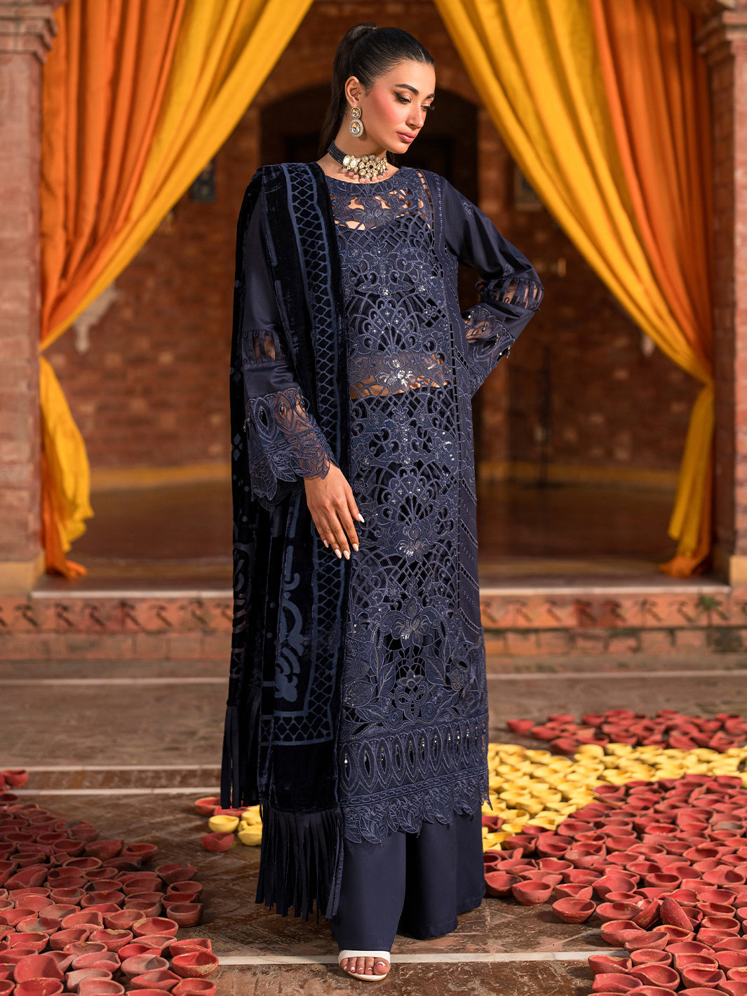 Mahnur | Nazakat Luxury Winter |  SIRA by Mahnur - Designer Dress - Type: Ladies Clothes - Available at Libayah - 100% Original