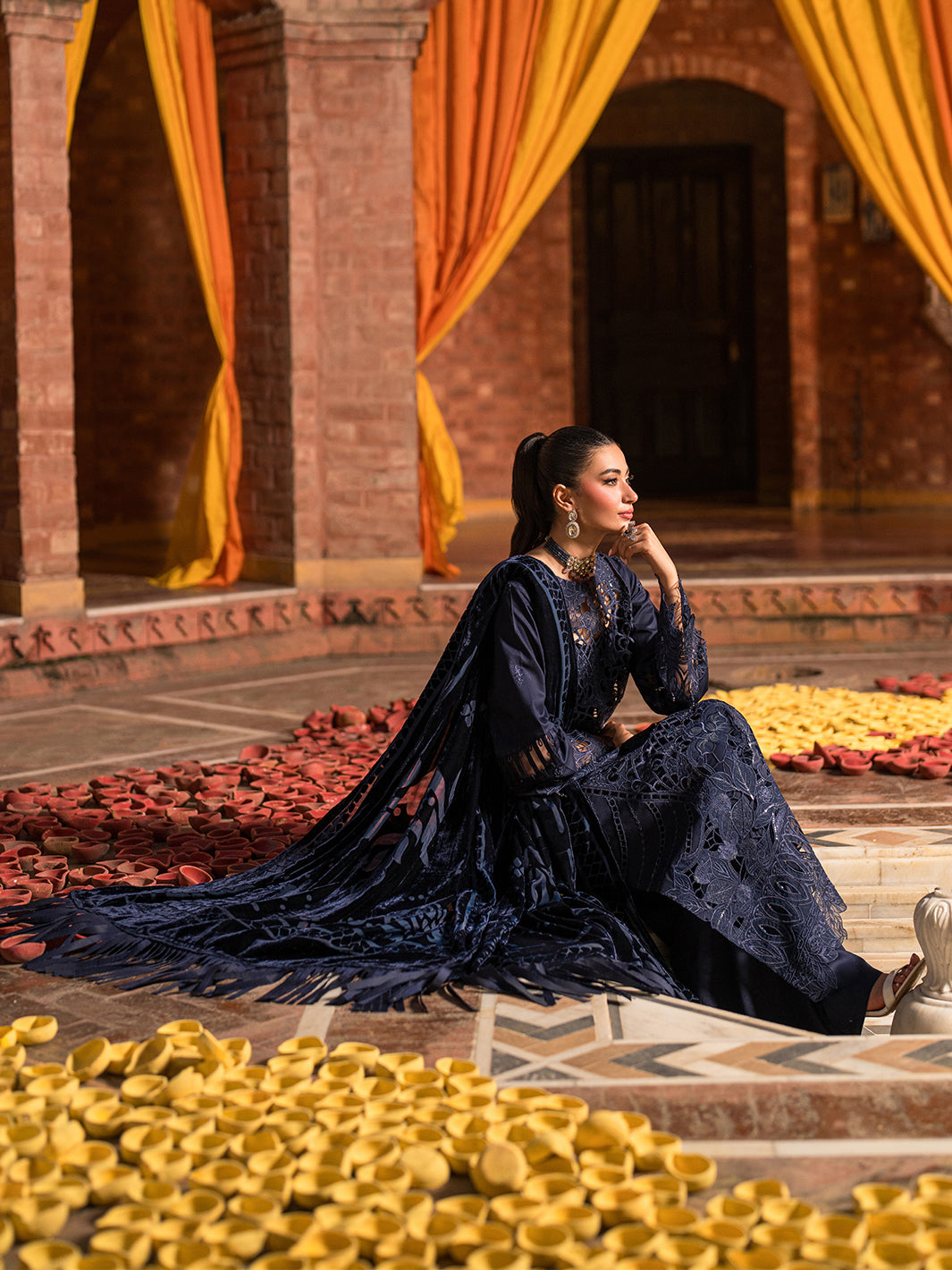 Mahnur | Nazakat Luxury Winter |  SIRA by Mahnur - Designer Dress - Type: Ladies Clothes - Available at Libayah - 100% Original