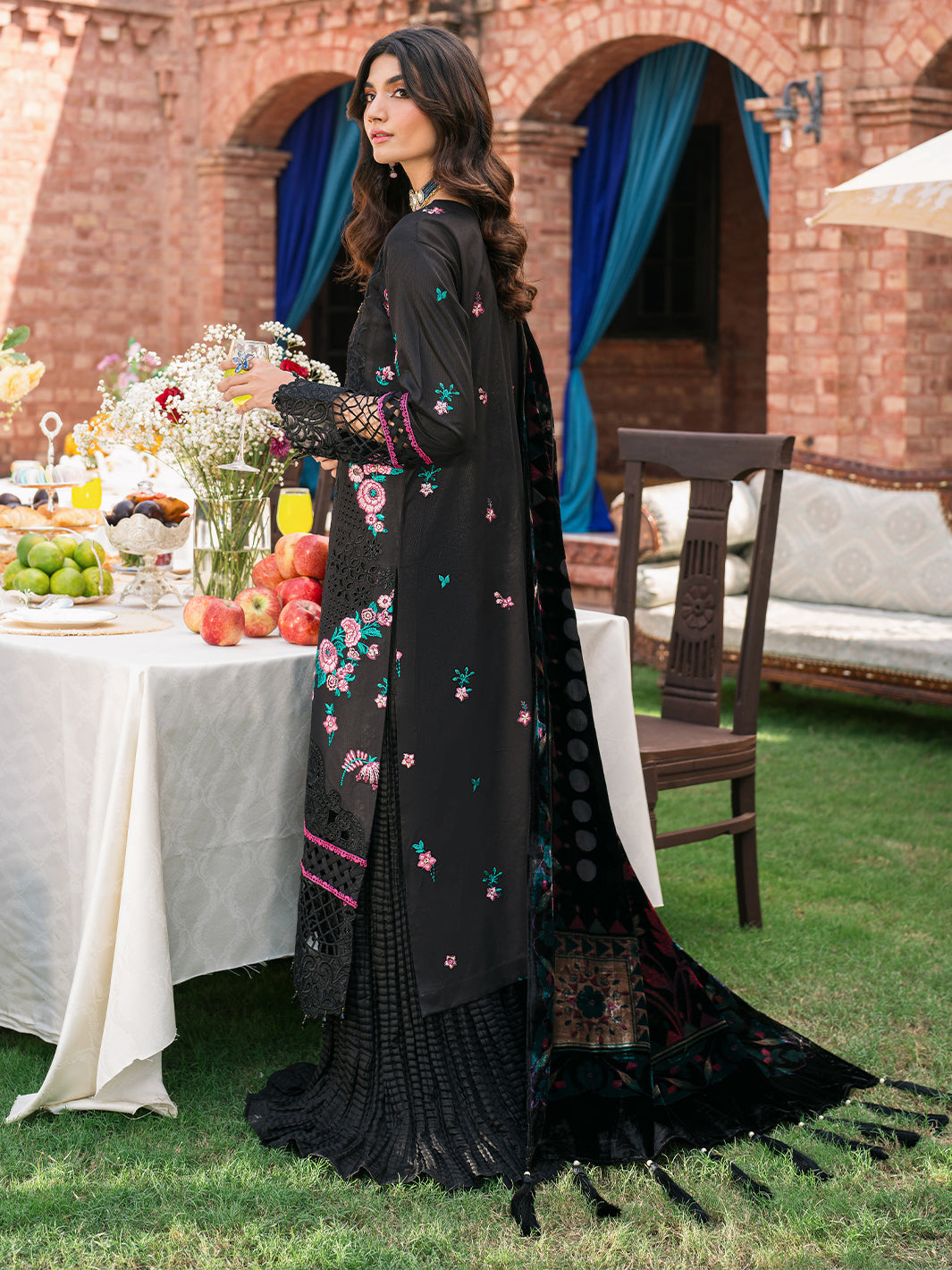 Mahnur | Nazakat Luxury Winter |  TALIA by Mahnur - Designer Dress - Type: Ladies Clothes - Available at Libayah - 100% Original