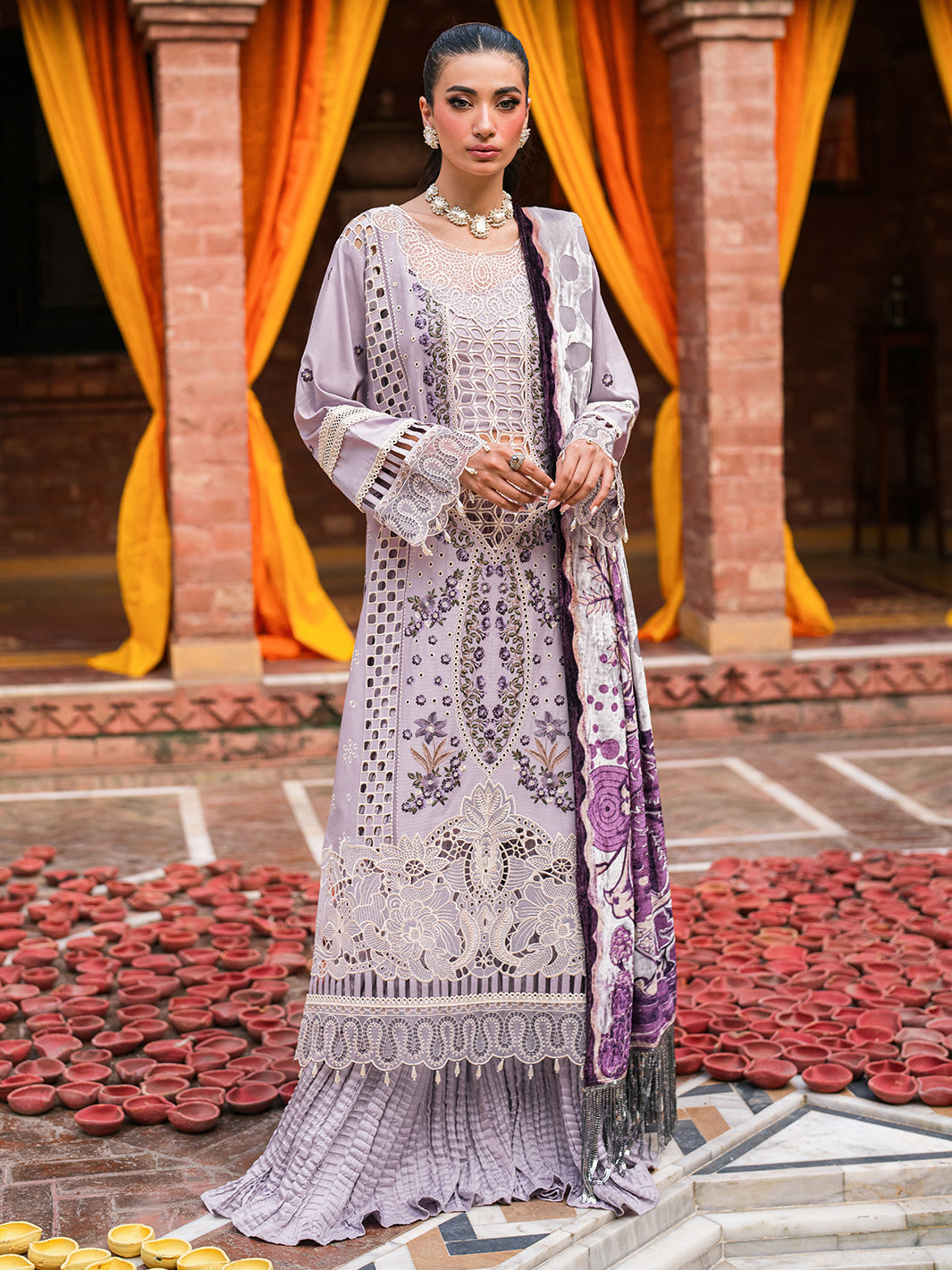 Mahnur | Nazakat Luxury Winter |  VANA by Mahnur - Designer Dress - Type: Ladies Clothes - Available at Libayah - 100% Original