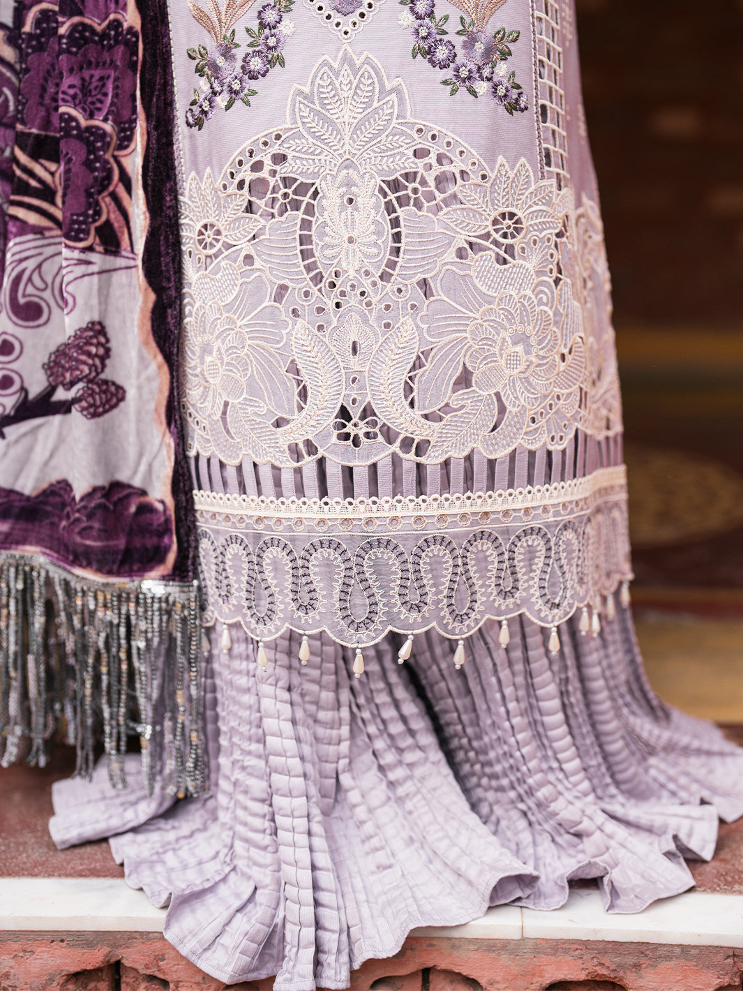 Mahnur | Nazakat Luxury Winter |  VANA by Mahnur - Designer Dress - Type: Ladies Clothes - Available at Libayah - 100% Original