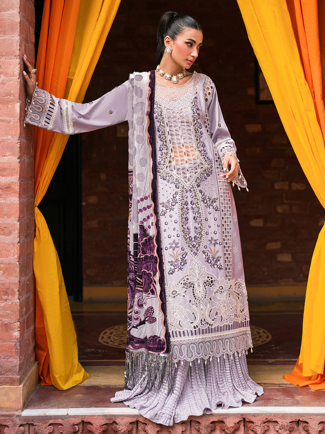 Mahnur | Nazakat Luxury Winter |  VANA by Mahnur - Designer Dress - Type: Ladies Clothes - Available at Libayah - 100% Original