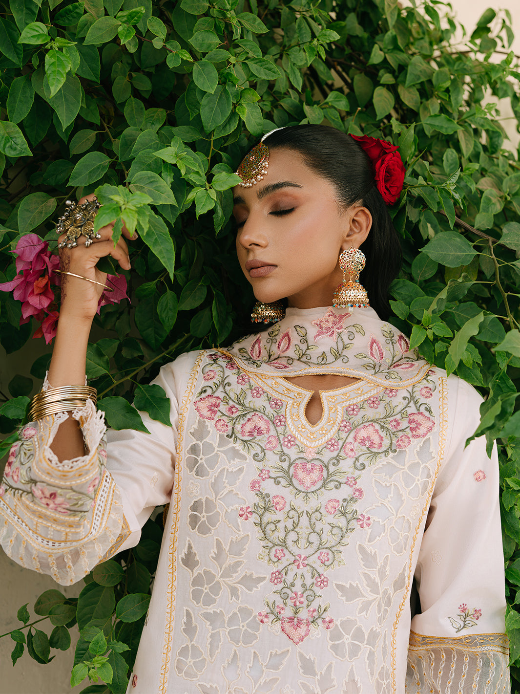 Mahnur | Shanaya Luxury Lawn 25 | Elnaz by Mahnur - Designer Dress - Type: Ladies Clothes - Available at Libayah - 100% Original